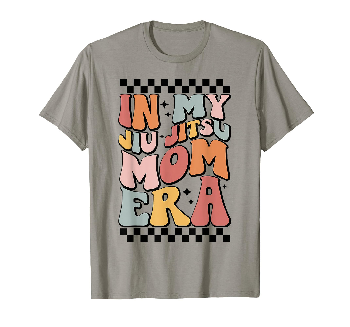 In My Jiu Jitsu Mom Era Retro Groovy Mama Mom Life Saying T-Shirt