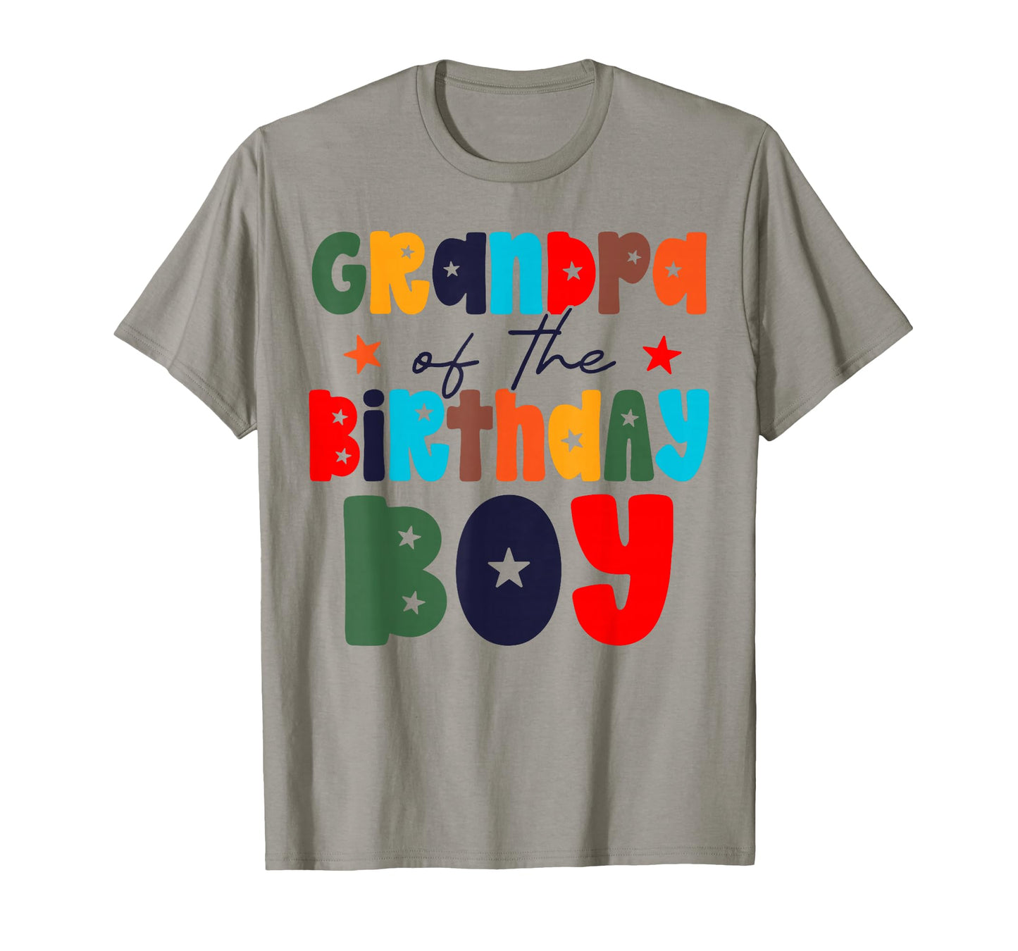 Grandpa of The Birthday Boy Matching Family Birthday Party T-Shirt