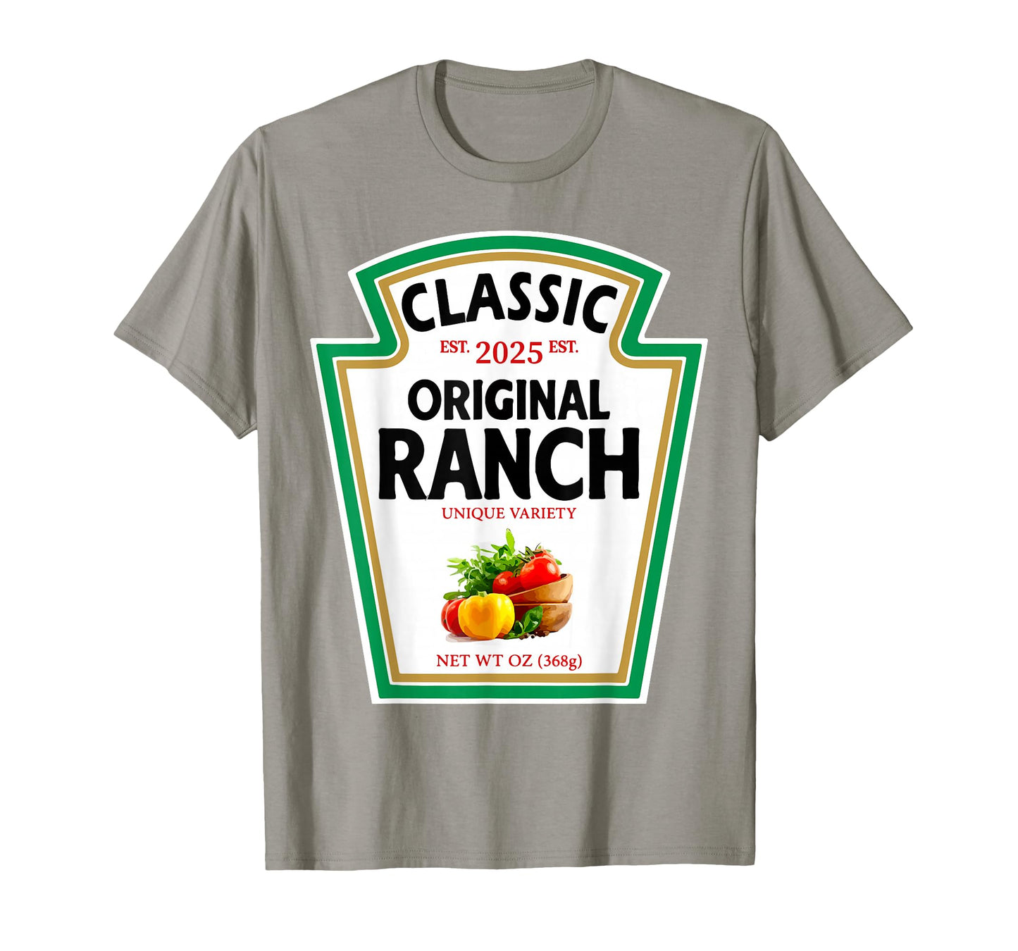Ranch Sauce Green Salad Dressing Condiment DIY Halloween T-Shirt