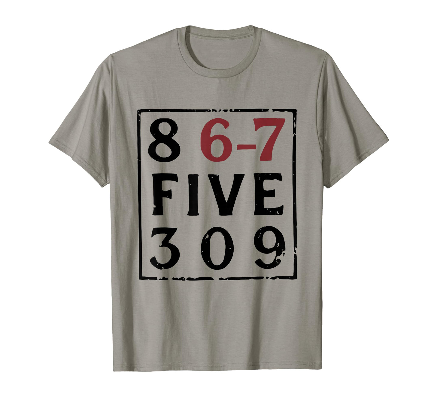 Vintage 80's Music 86-75309 Jenny 8675309 Six Seven 67 Meme T-Shirt