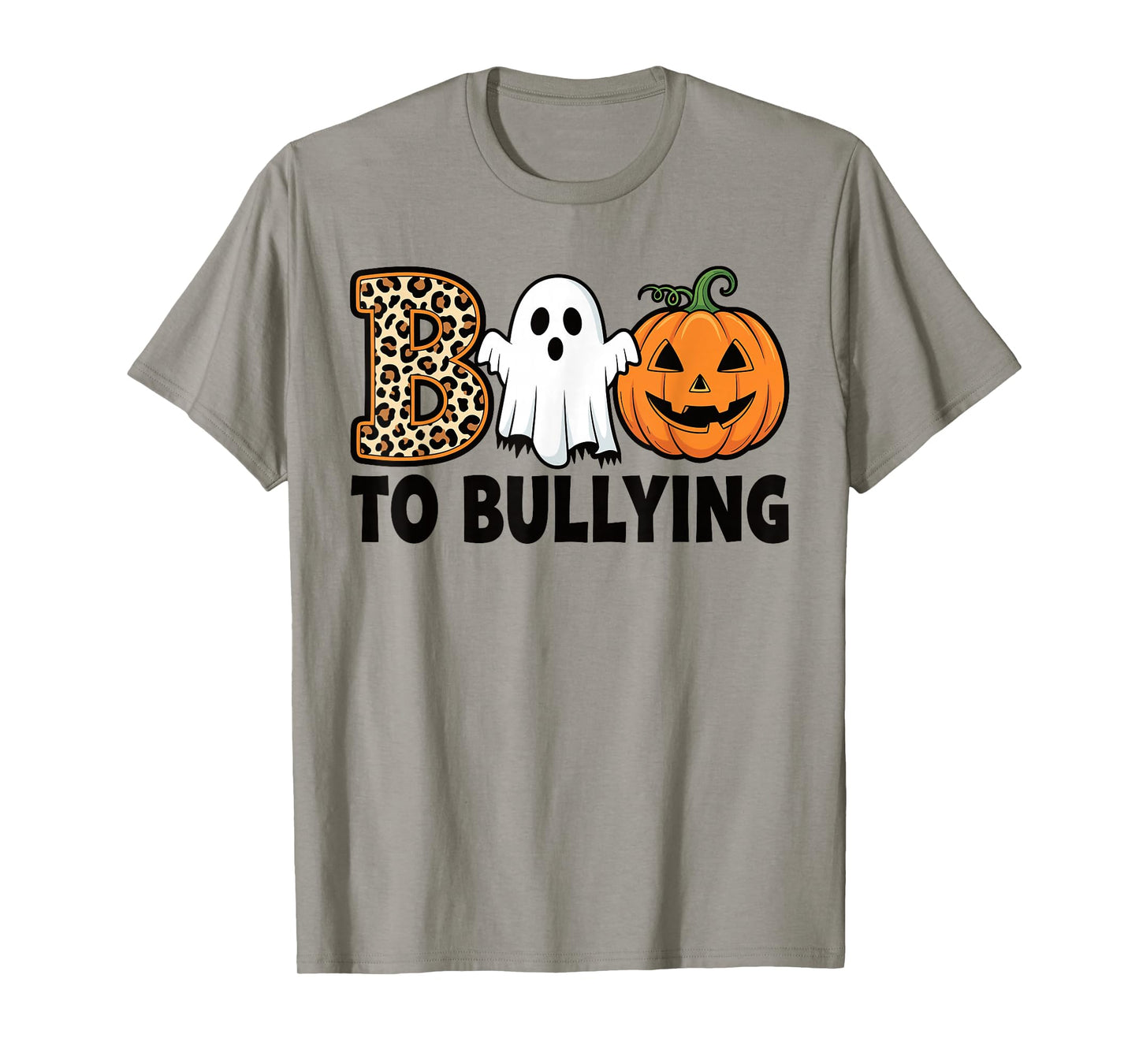 Boo to Bullying Halloween Ghost Anti Bully Unity Day Orange T-Shirt