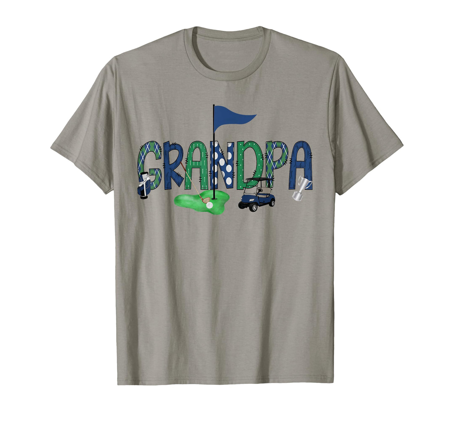 Grandpa Of The Birthday Boy Hole in One Golf Sport Matching T-Shirt
