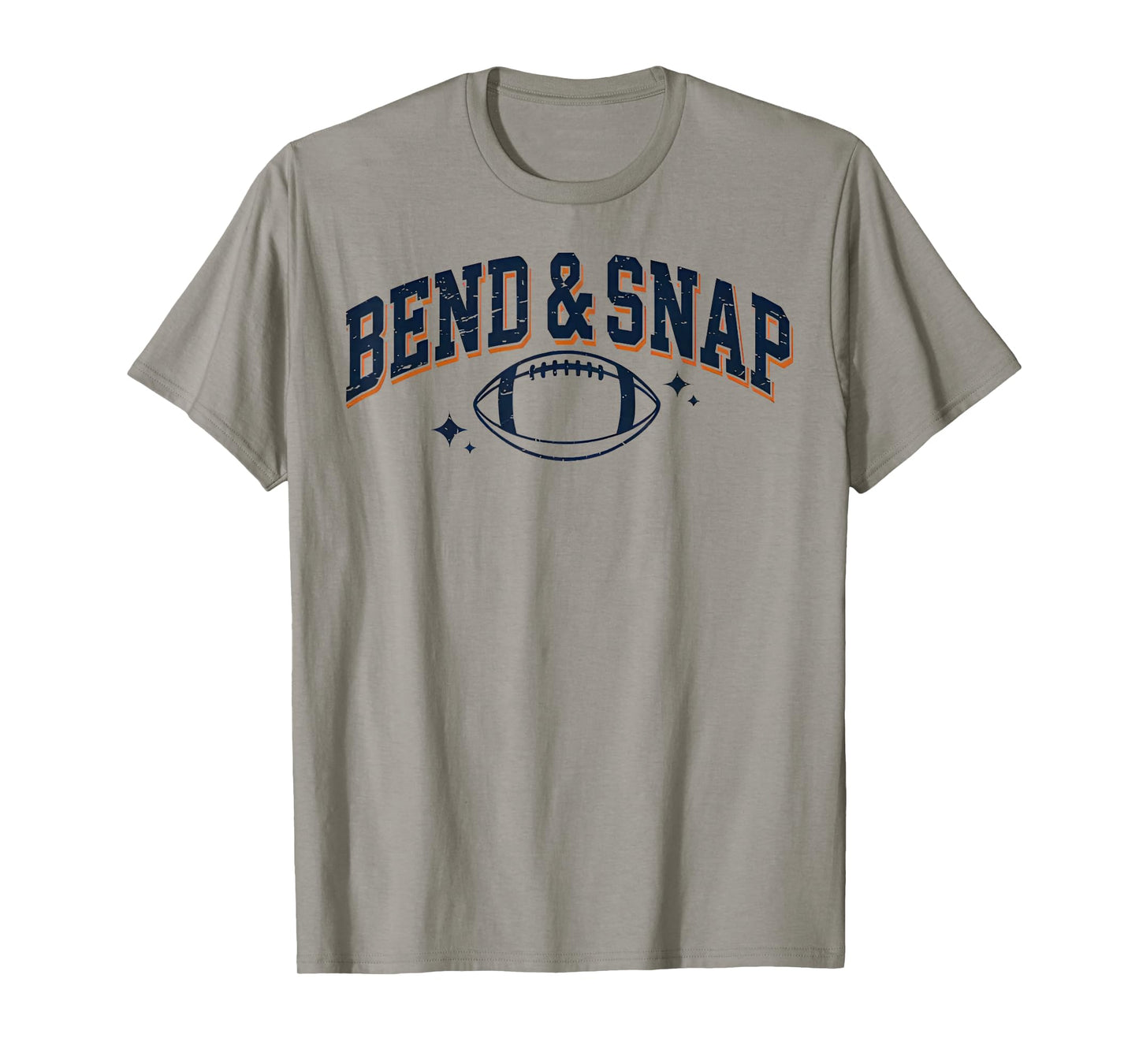 Funny Game Day Touchdown Season Cute Bend and Snap Football T-Shirt