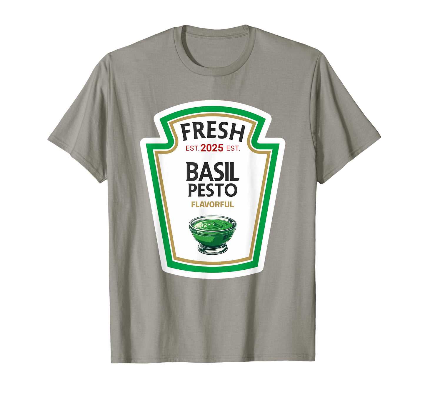 funny halloween shirt 2025 Gift Green Fresh Basil Pesto DIY T-Shirt
