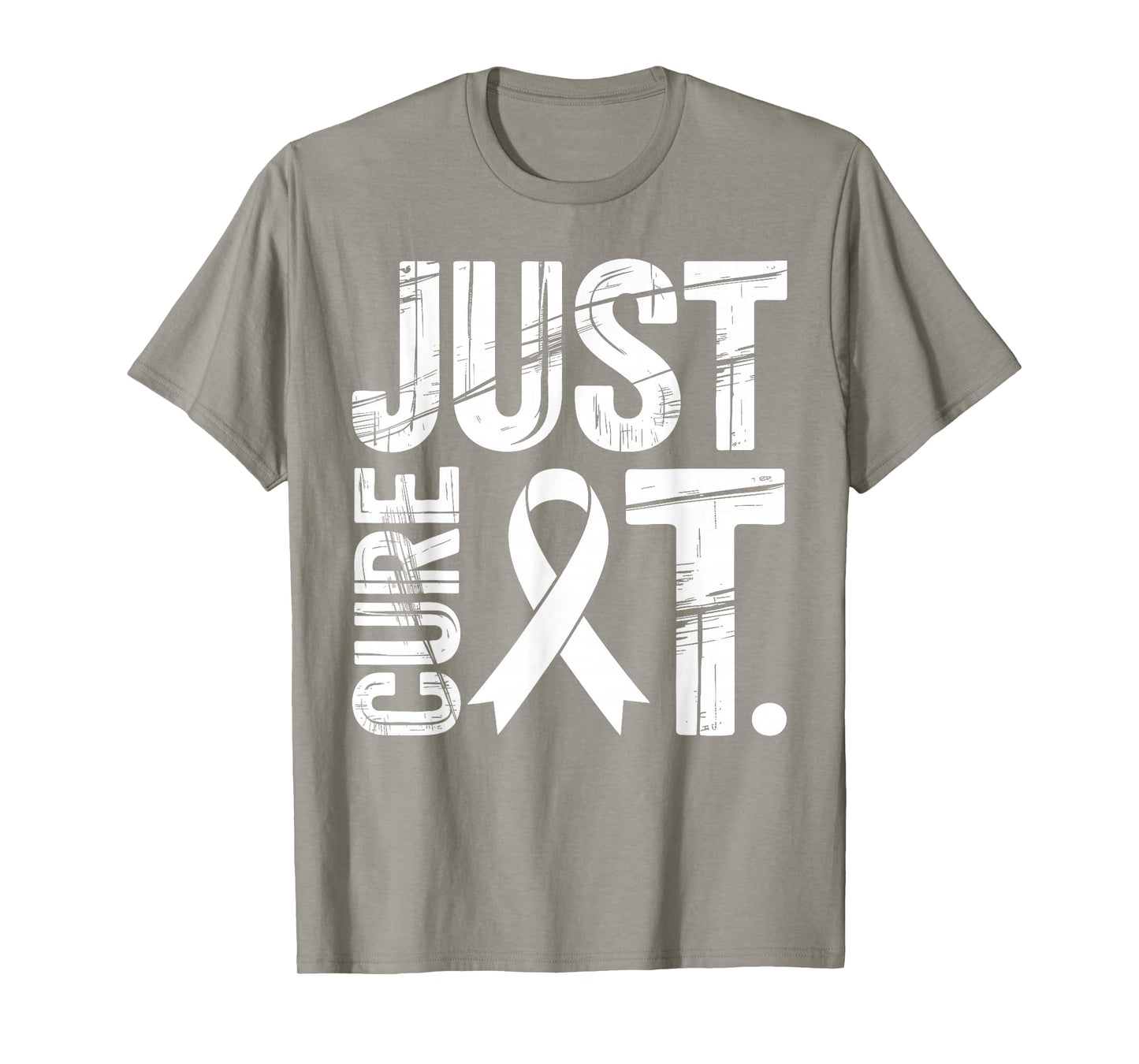 Just Cure It Pink Ribbon Breast Cancer Awareness Men Women T-Shirt