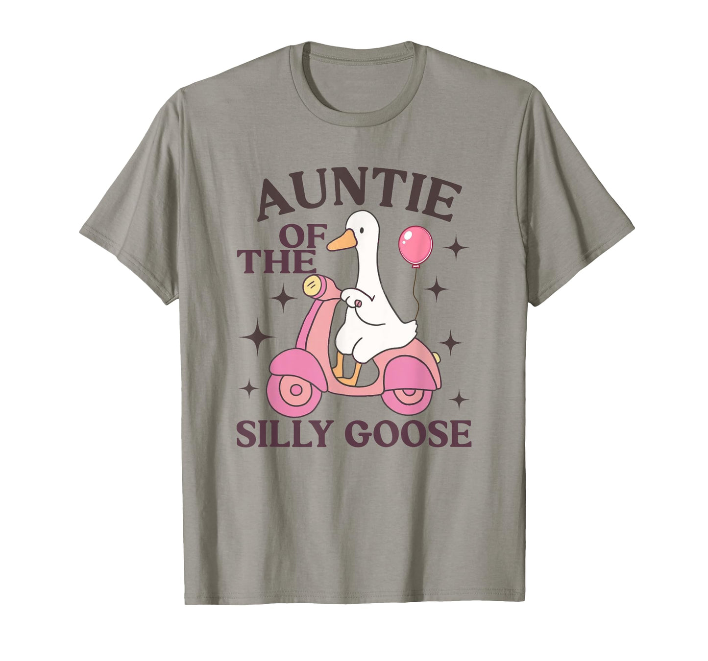 Auntie Goose On The Loose Funny Birthday Matching Family T-Shirt