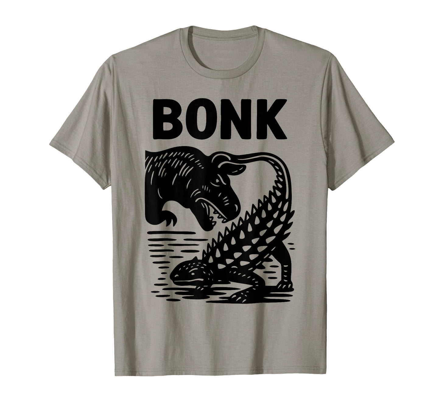 Funny Bonk Dinosaur Gift Prehistoric Humor Ankylosaurus Dino T-Shirt