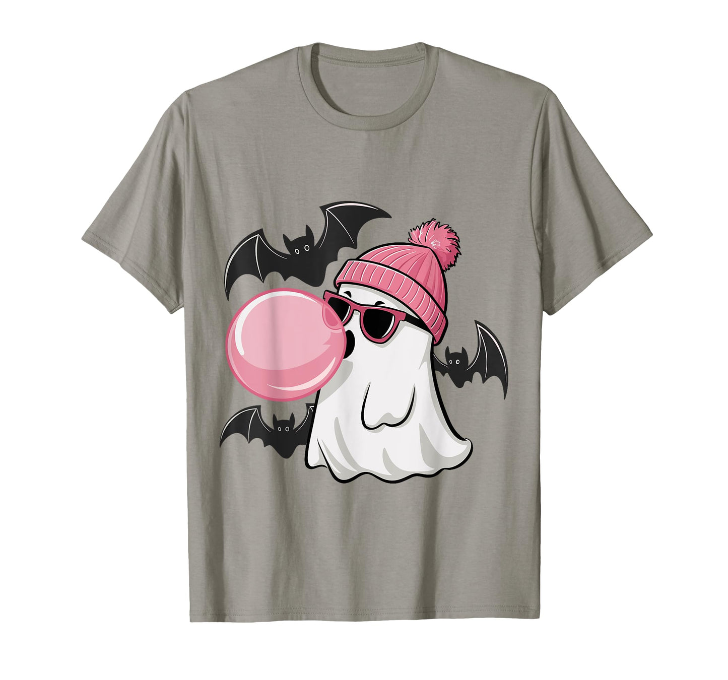 Cute Ghost Bubble Gum Lovers Spooky Halloween Costume T-Shirt