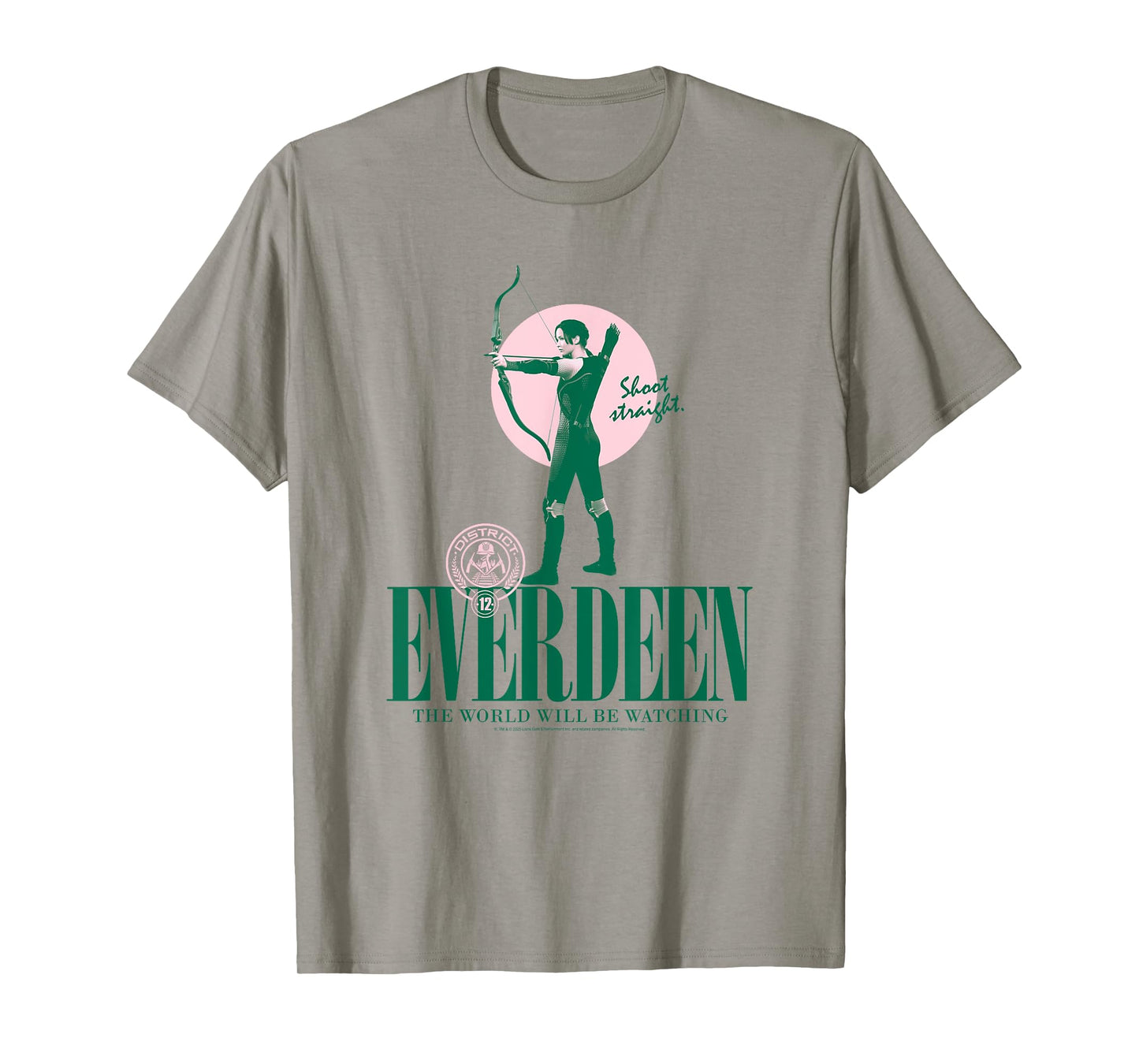 The Hunger Games Shoot Straight Katniss Everdeen Movie T-Shirt