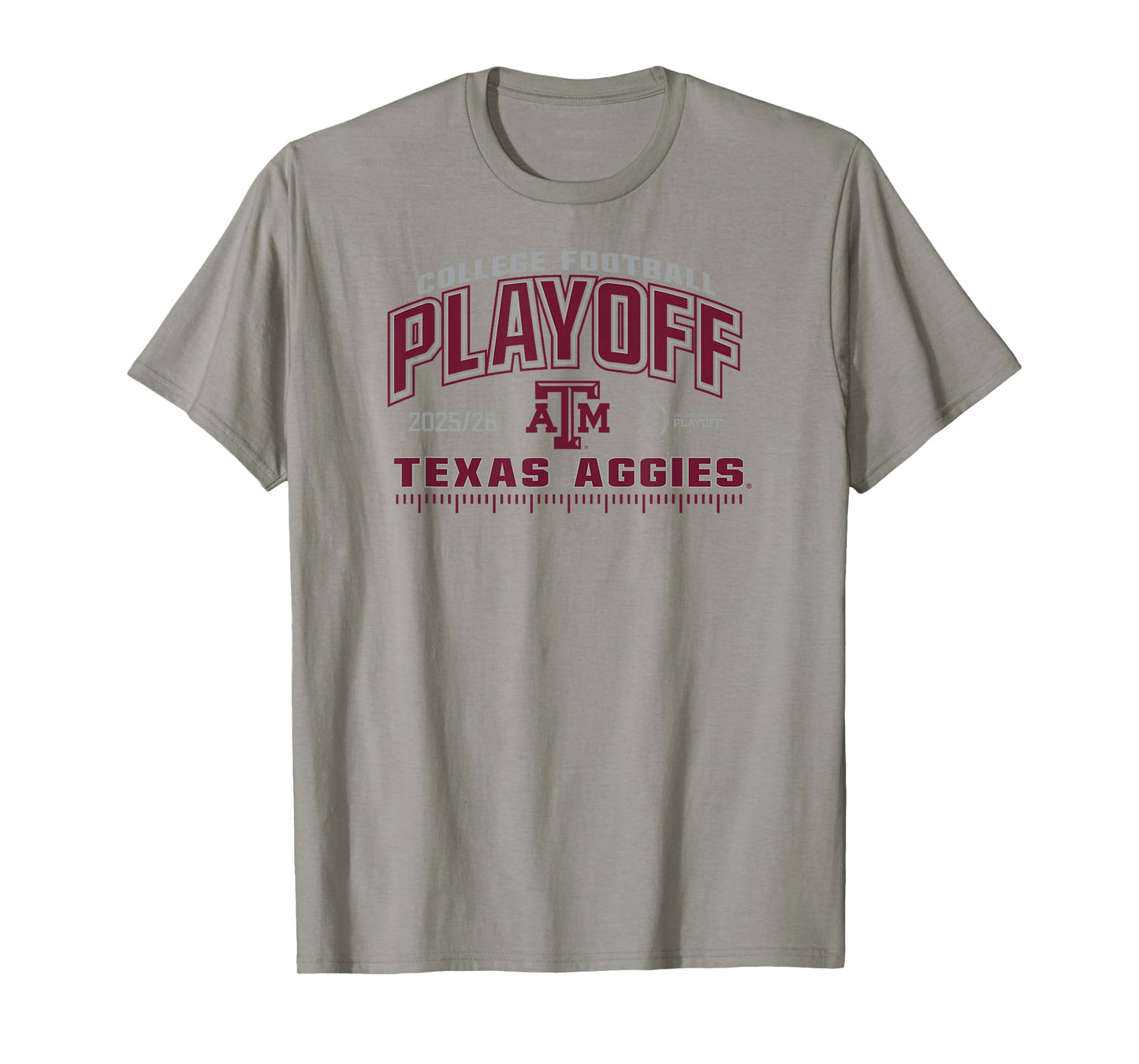 Texas A&M Aggies College Football Playoff CFP 2025-26 White T-Shirt