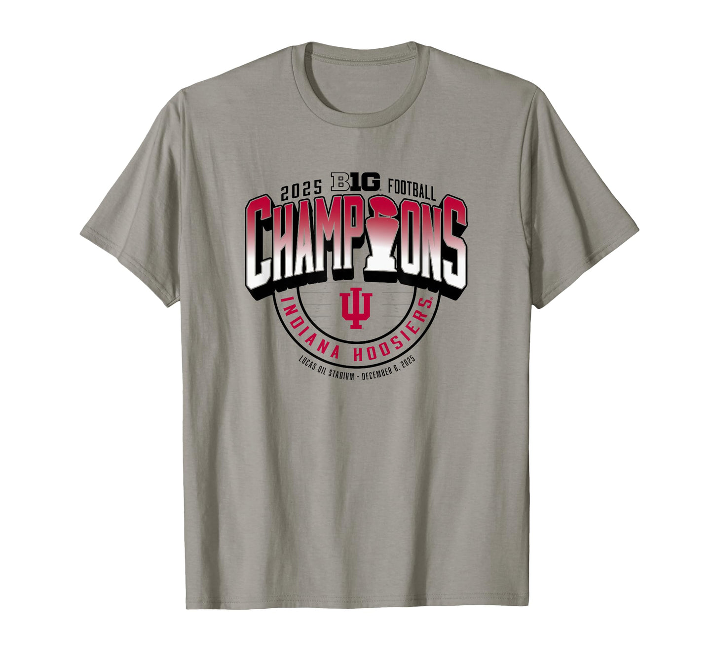 Indiana Hoosiers Big Ten Champs 2025 Football Locker Room T-Shirt