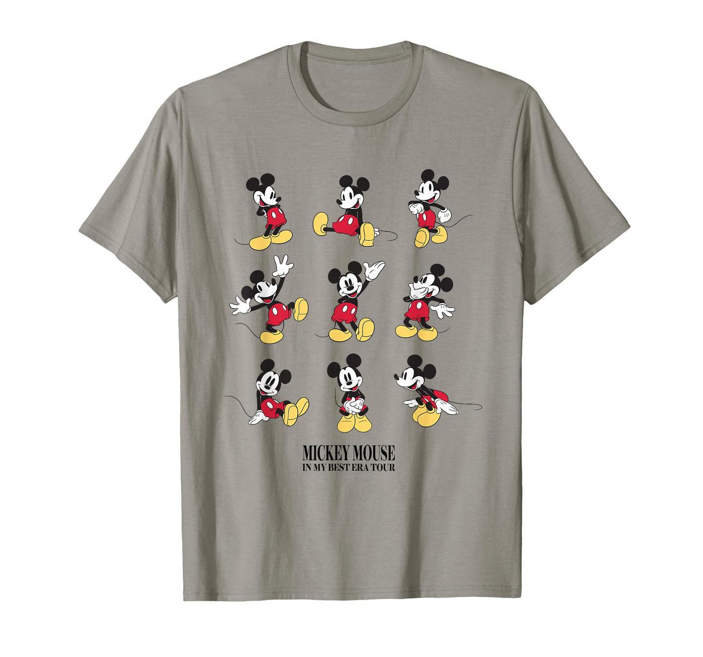 Disney Mickey Mouse and Friends Classic Grid Poses T-Shirt