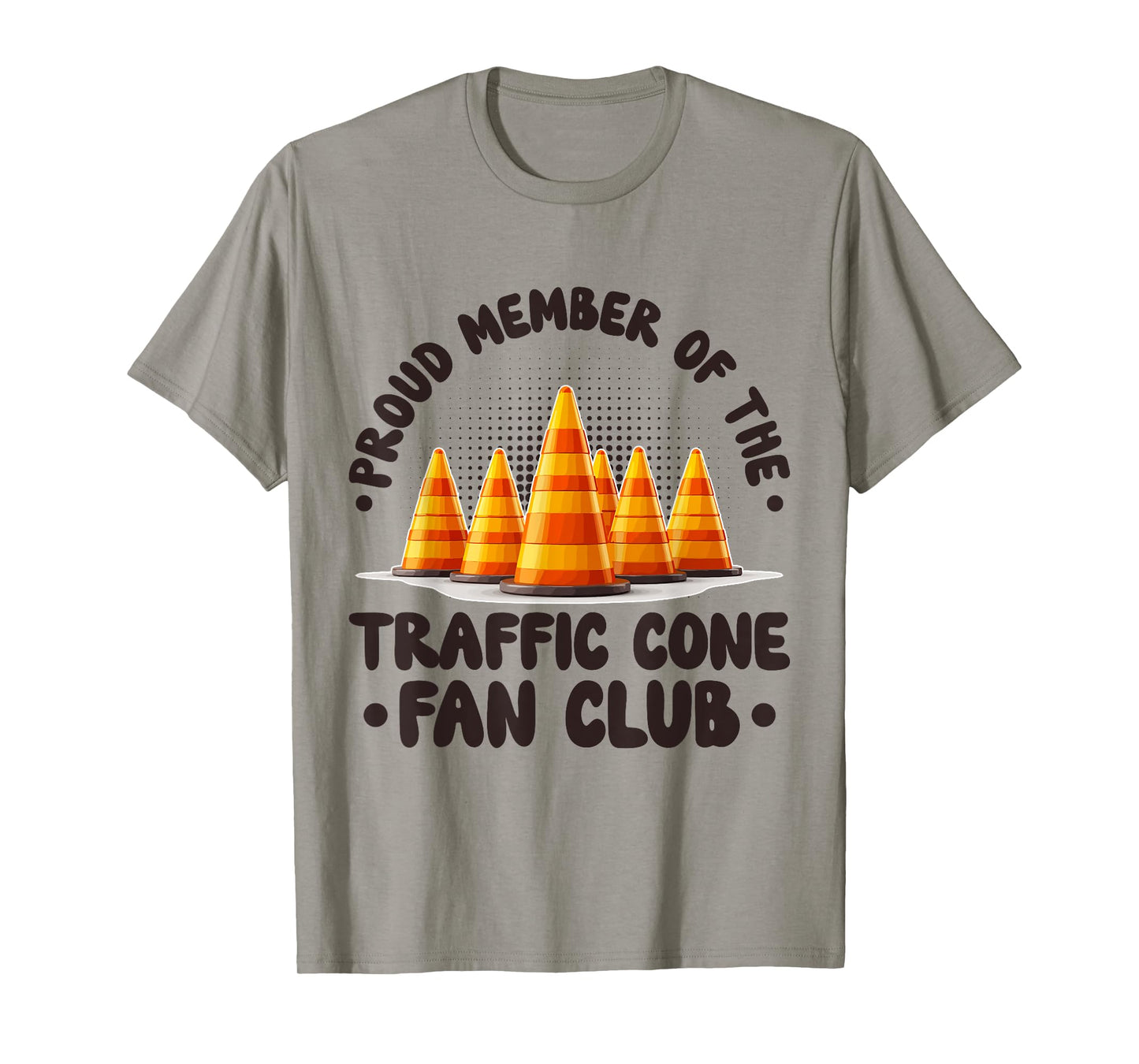 Member Of The Traffic Cone Fan Club Traffic Cone Halloween T-Shirt
