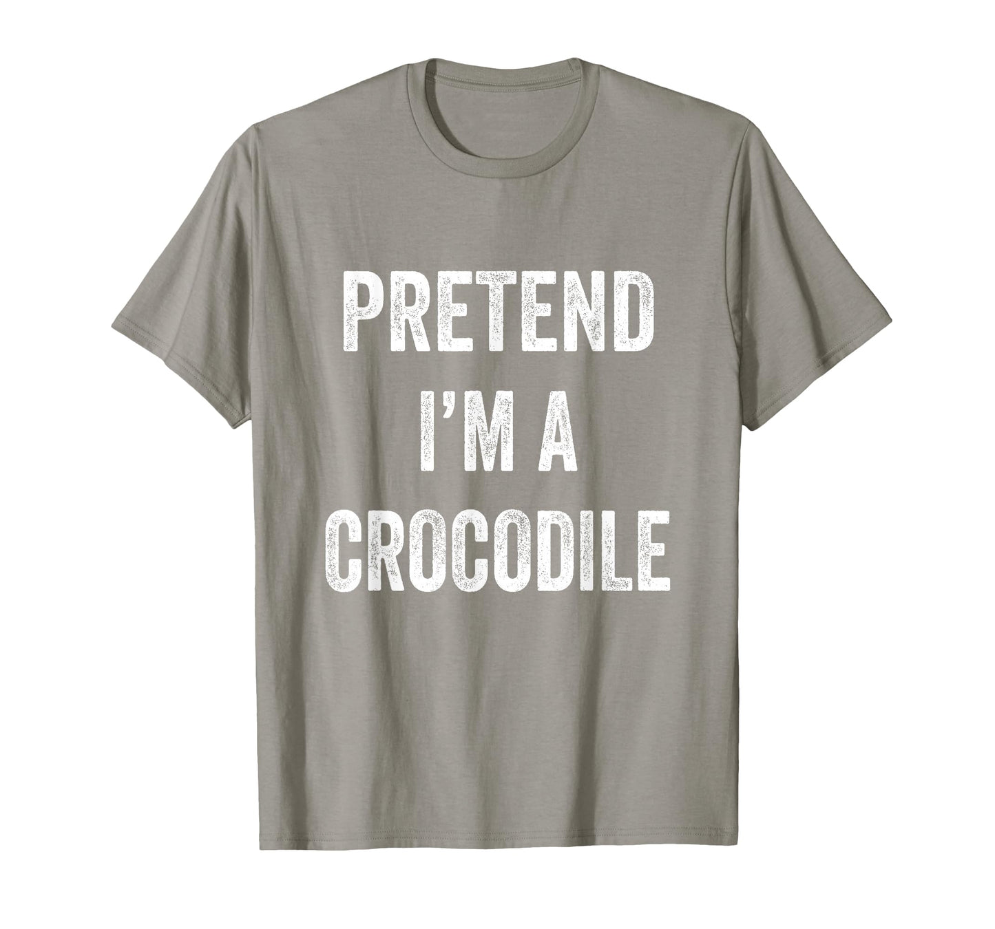 Lazy Halloween Pretend I'm Crocodile Funny Halloween Costume T-Shirt