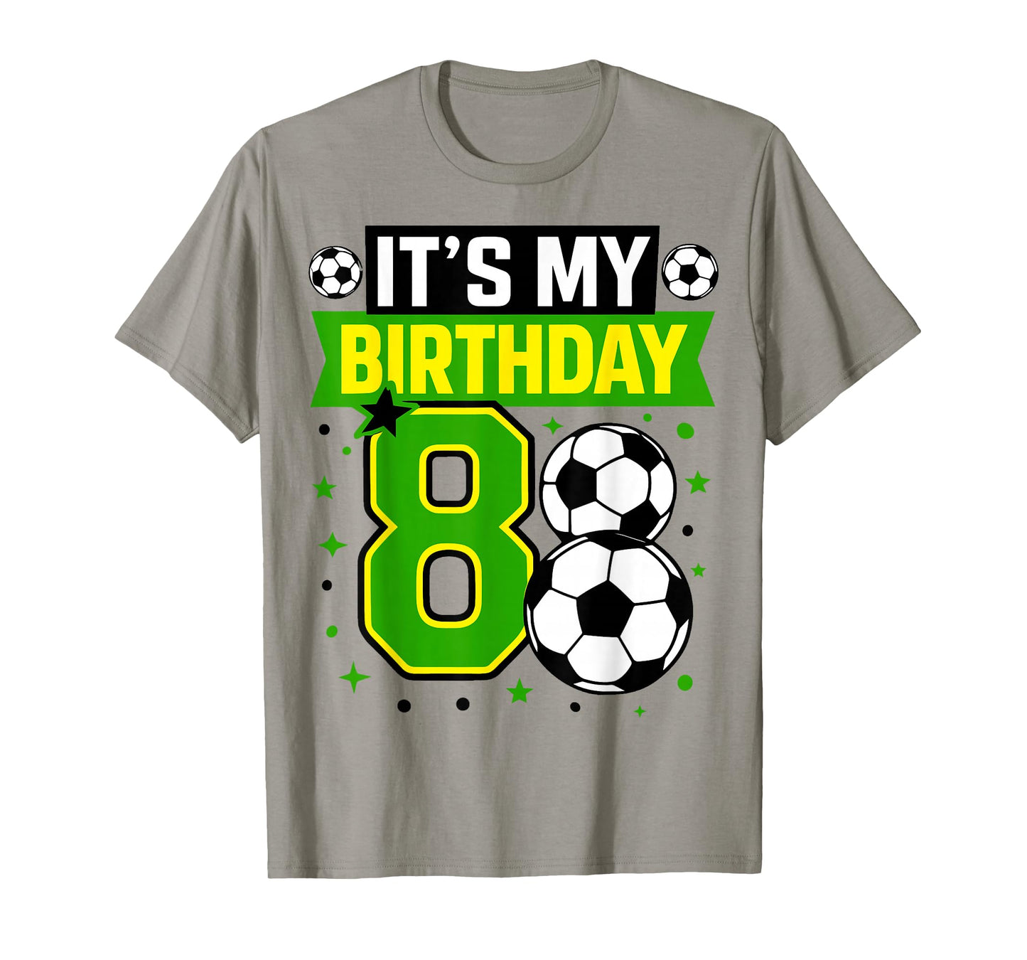 Birthday Boy Tees 8 Soccer Its My 8th Birthday Boys Soccer T-Shirt