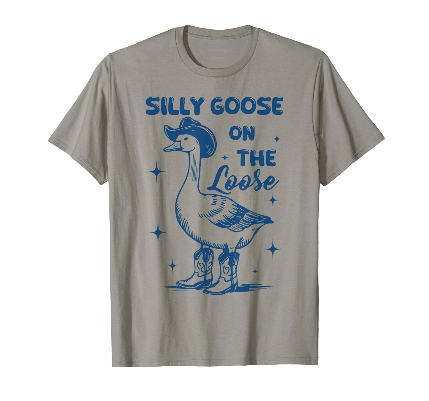 Funny Retro Vintage Meme Silly Goose On The Loose T-Shirt