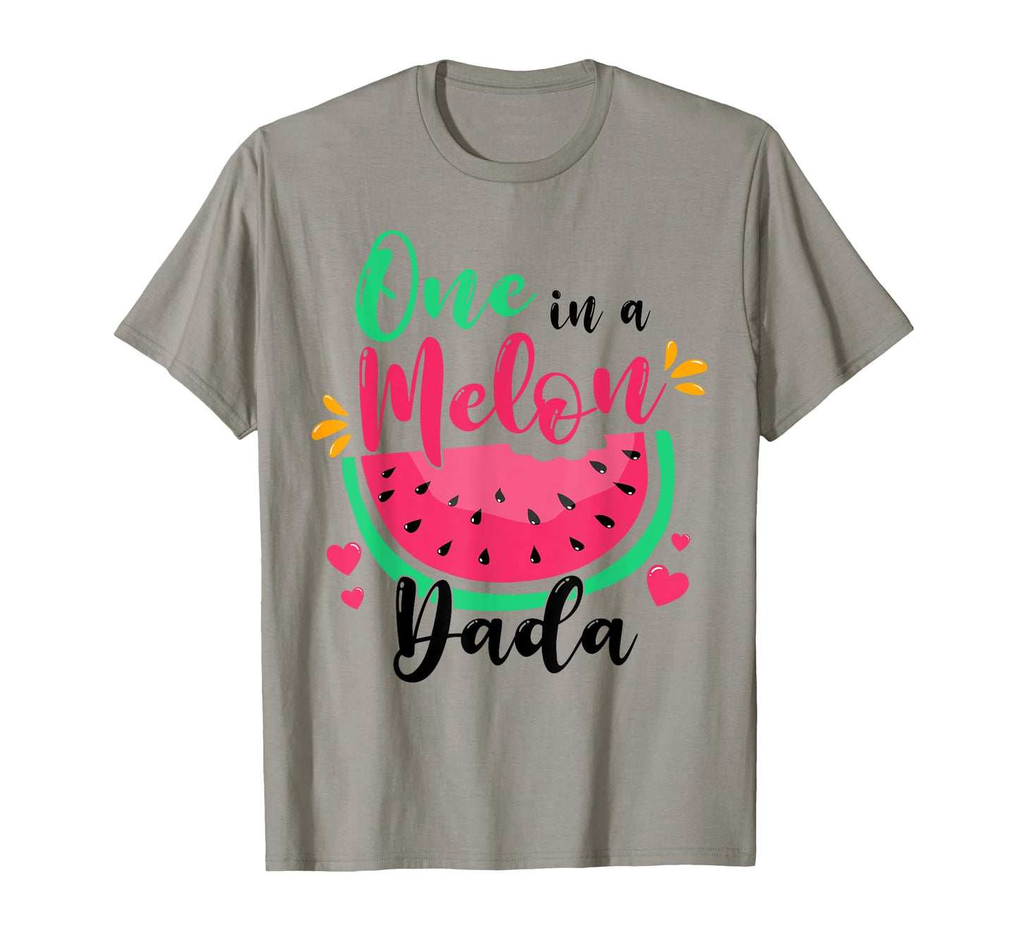 One in a Melon Dada Summer Birthday Party Matching Family T-Shirt