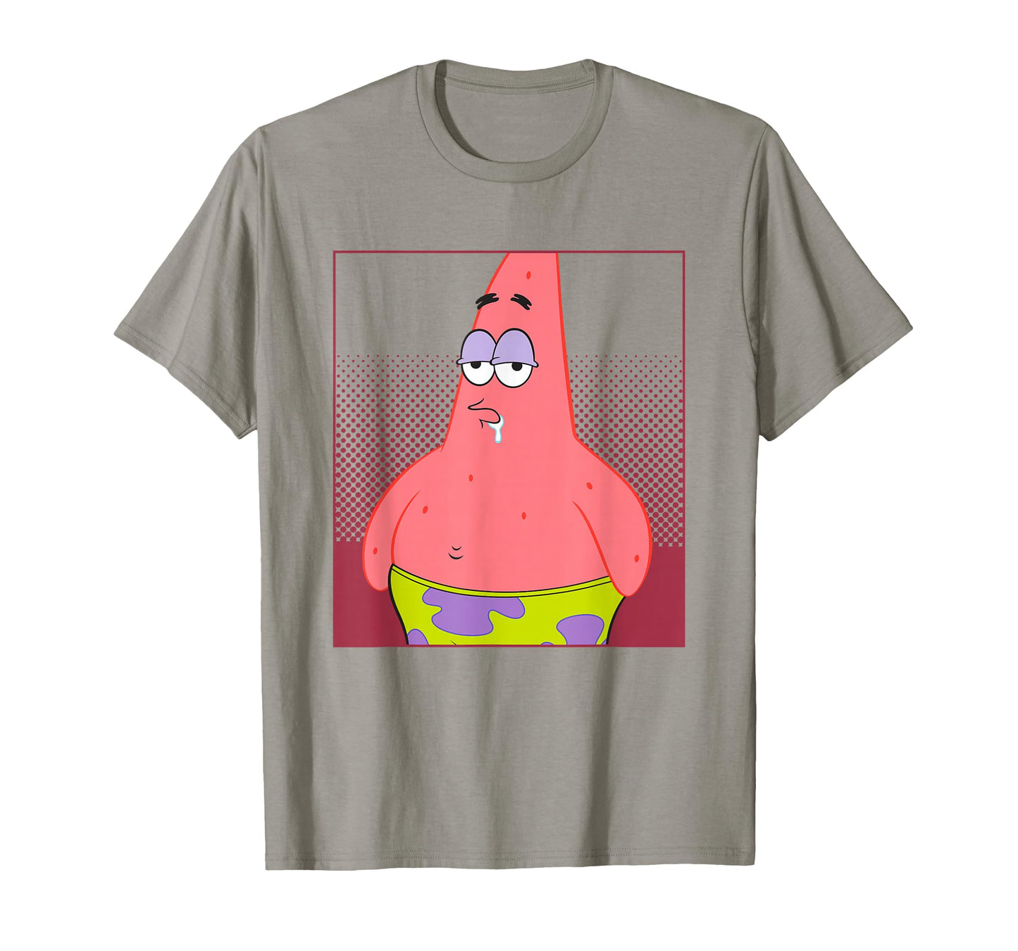 SpongeBob SquarePants Drooling Patrick Star Portrait T-Shirt