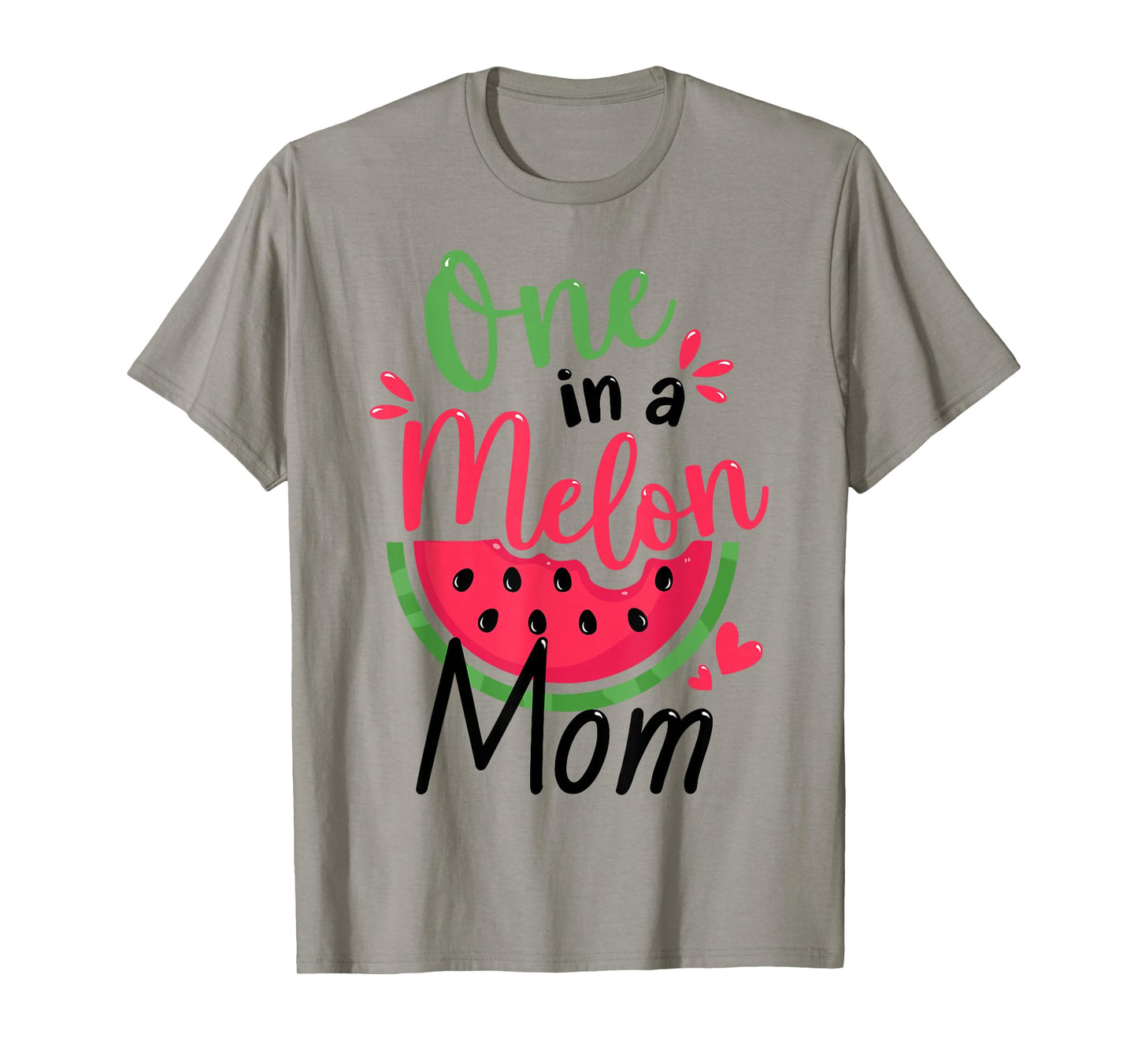 One in a Melon Mom 1st Birthday Party Family Matching T-Shirt