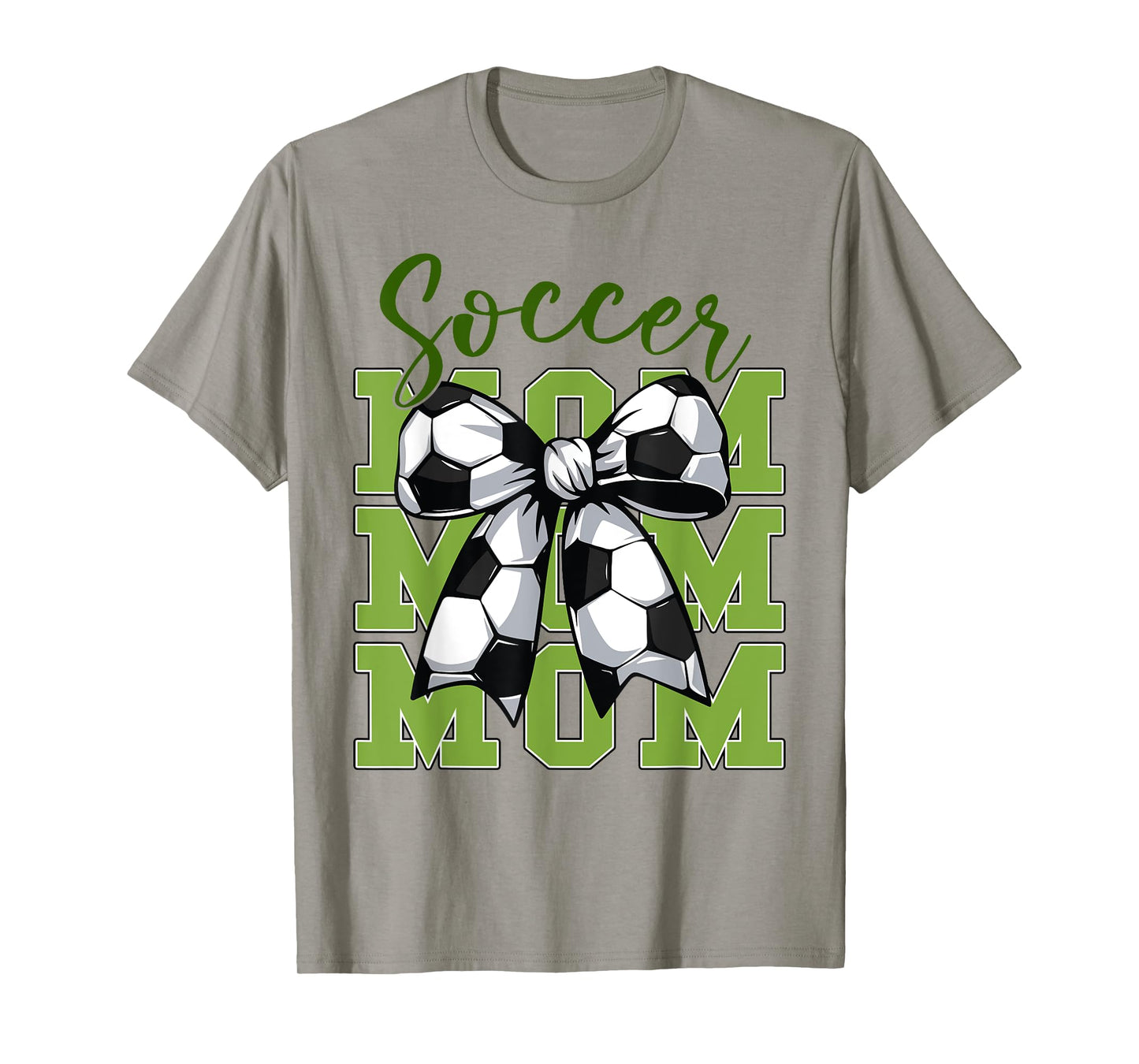 Youth Soccer Mom Coquette Bow Cute Sister Toddler Teen Girl T-Shirt