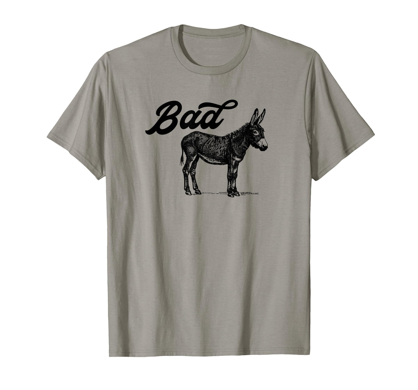 Bad Ass Vintage Distressed Retro Donkey Mule Burro T-Shirt