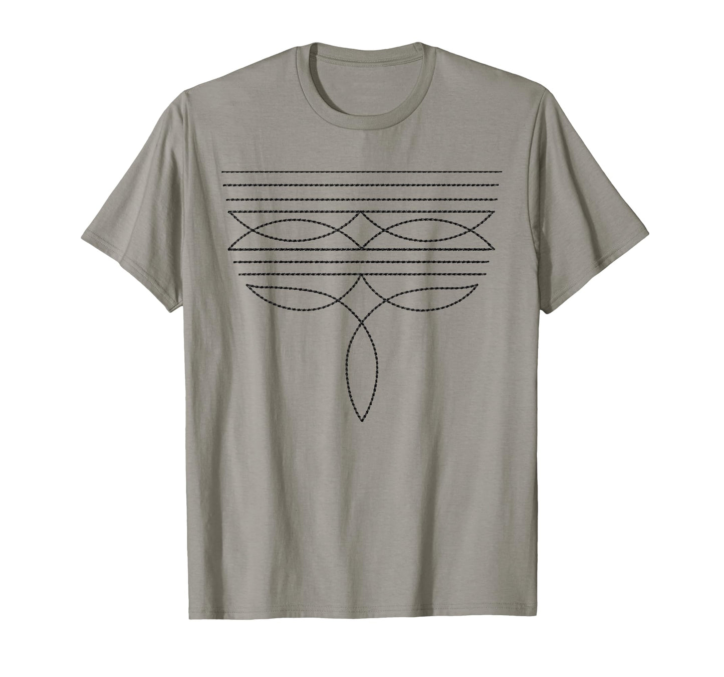 Western Country Cowboy Cowgirl Boot Stitch Western Life T-Shirt
