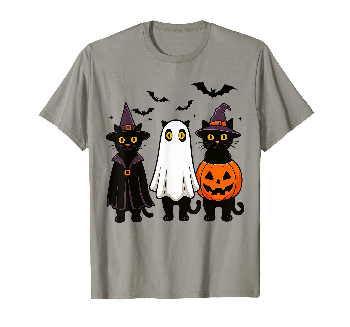Witchy Cats and Ghostly Fun Spooky Halloween Costumes T-Shirt