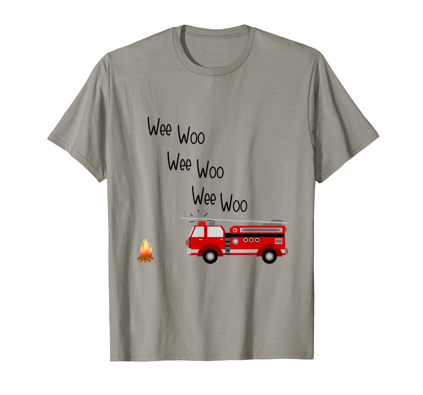 Wee Woo Squad Fire Truck Adventure Firefighter T-Shirt