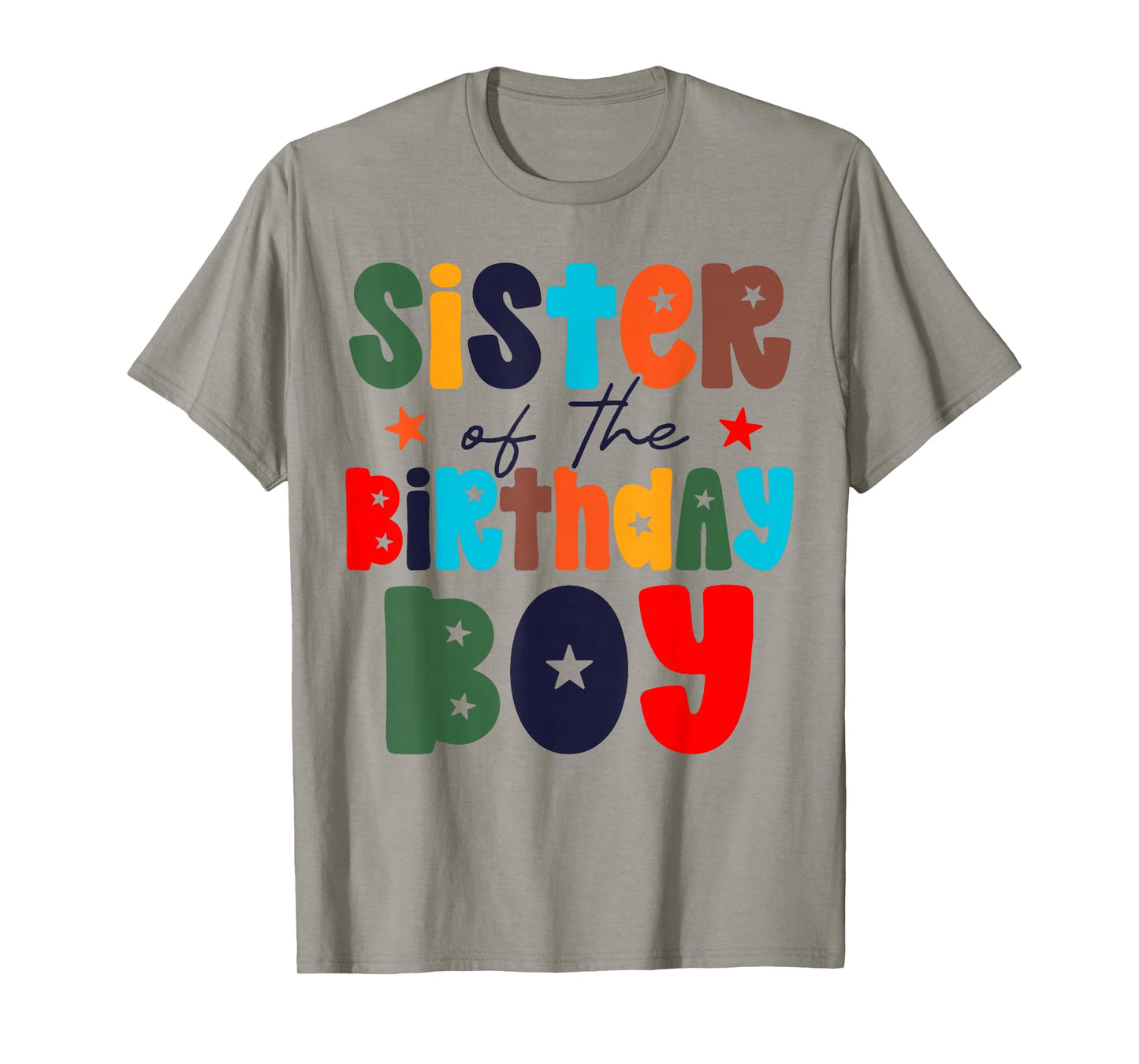 Sister of The Birthday Boy Matching Family Birthday Party T-Shirt