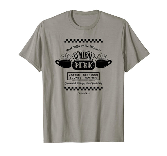 Friends Central Perk Coffee Shop Vintage Ad 90's TV Show T-Shirt