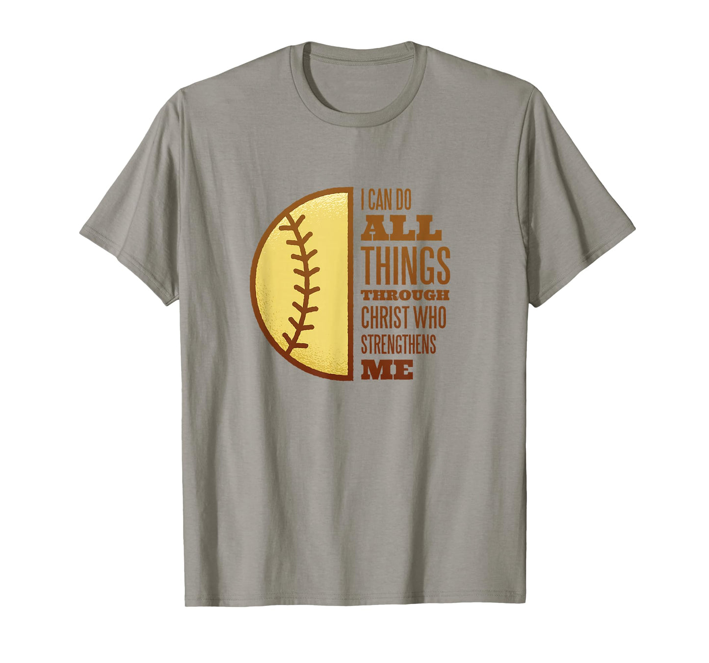 I Can Do All Things Softball T-Shirt