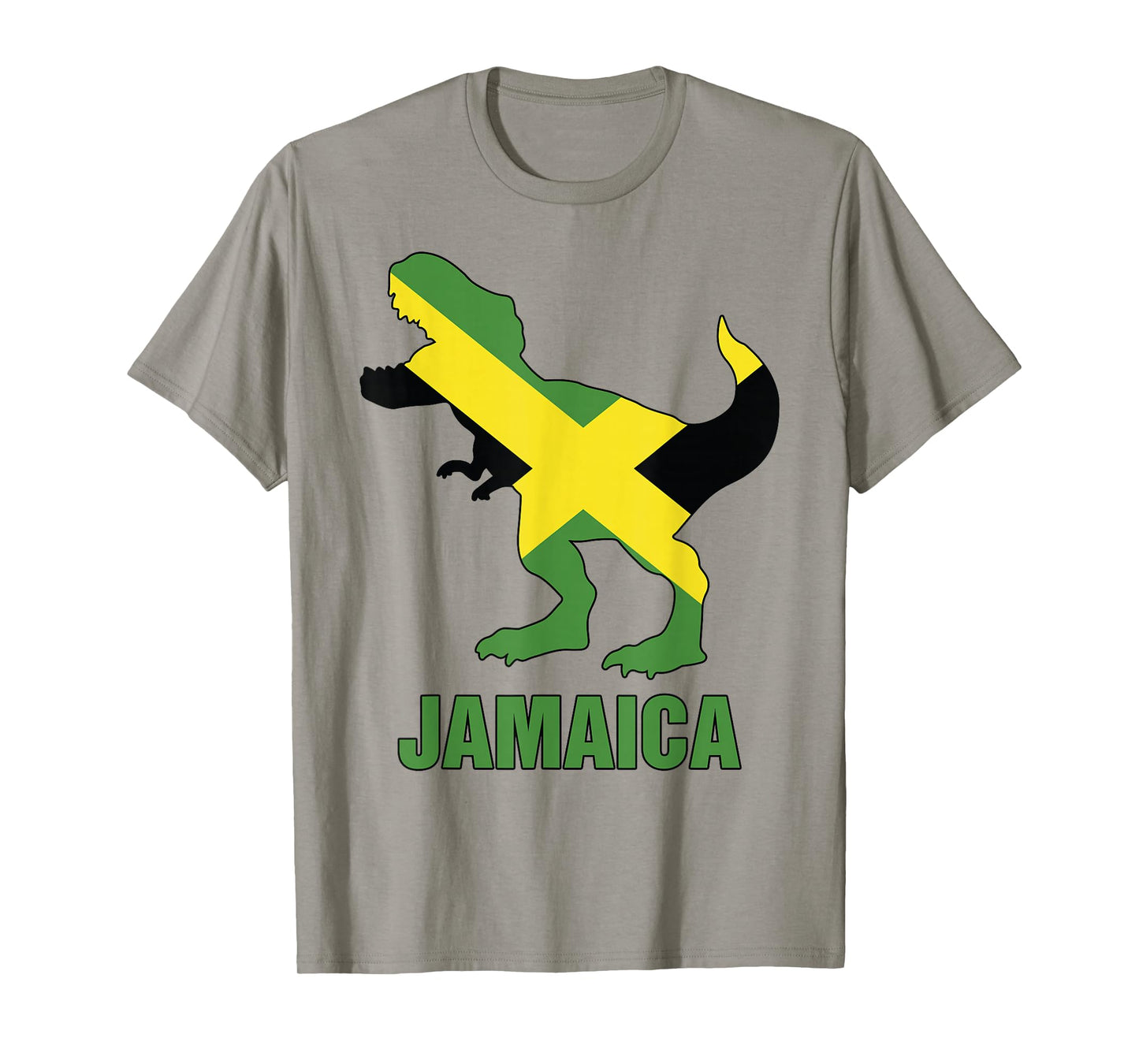 Jamaica-Shirt Boys T-Rex Jamaican Flag Toddler Kids T-Shirt