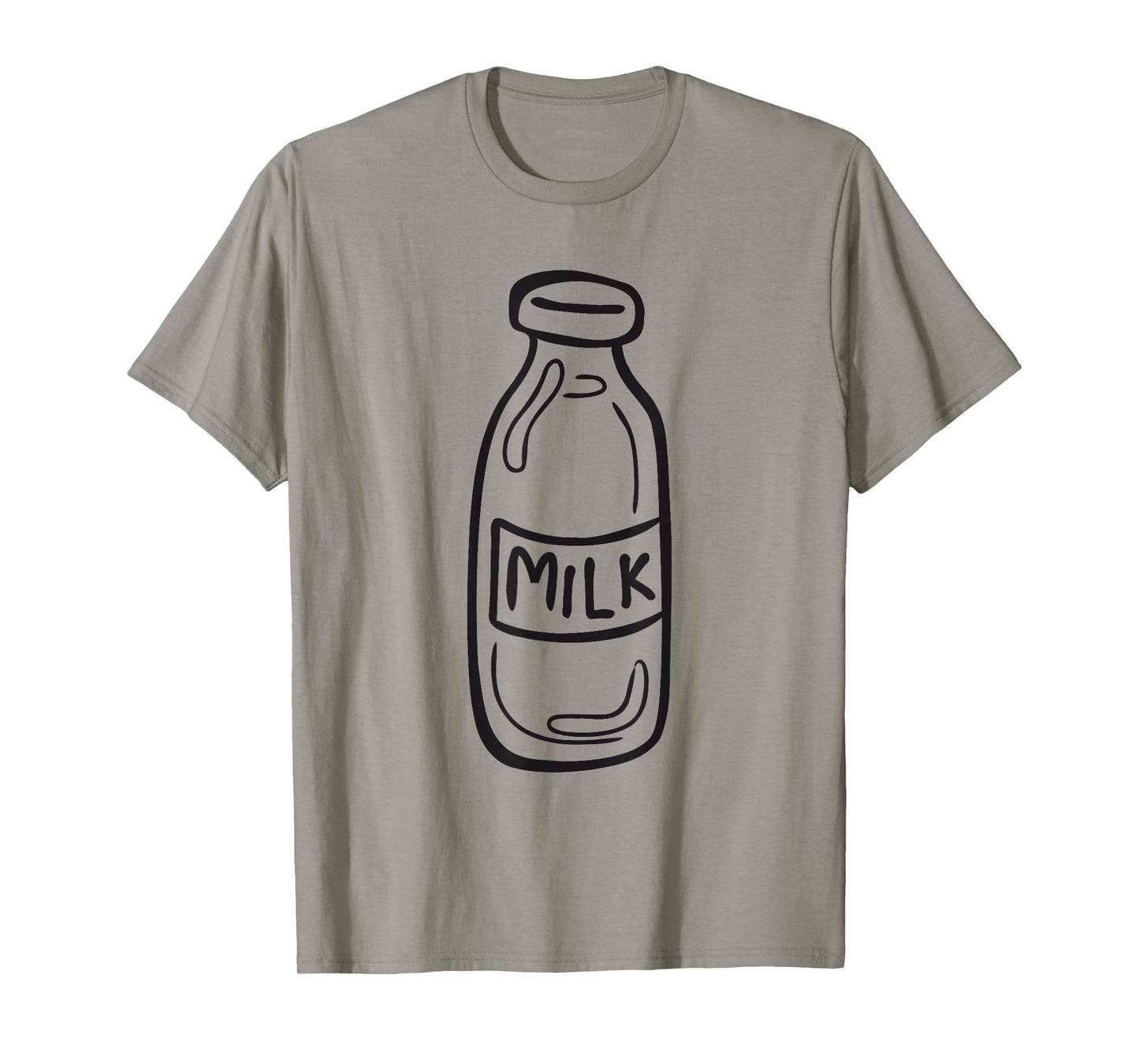 Milk Shirt Adult Men Women Kids Bottle With Milk Costume T-Shirt