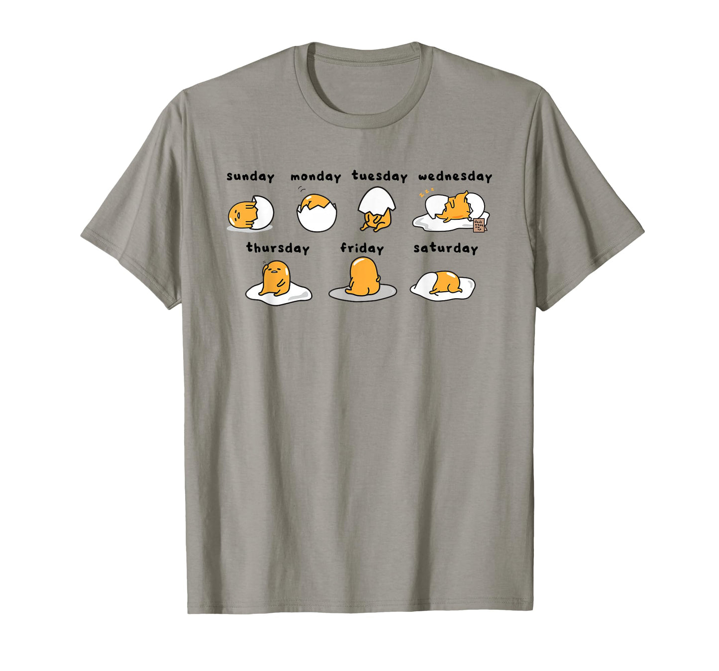 Gudetama Days of the Week T-Shirt