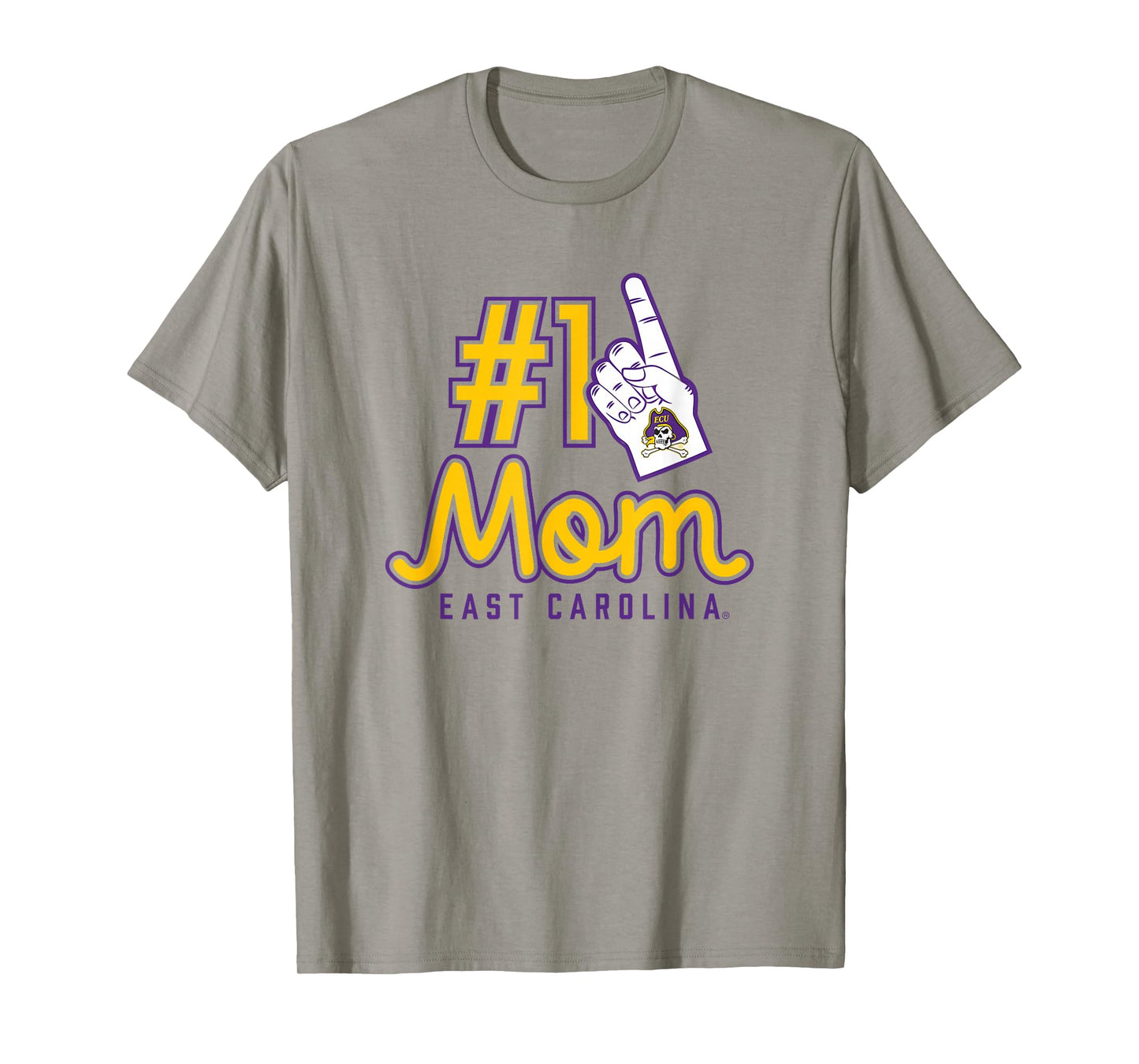 East Carolina University ECU Pirates #1 Mom T-Shirt