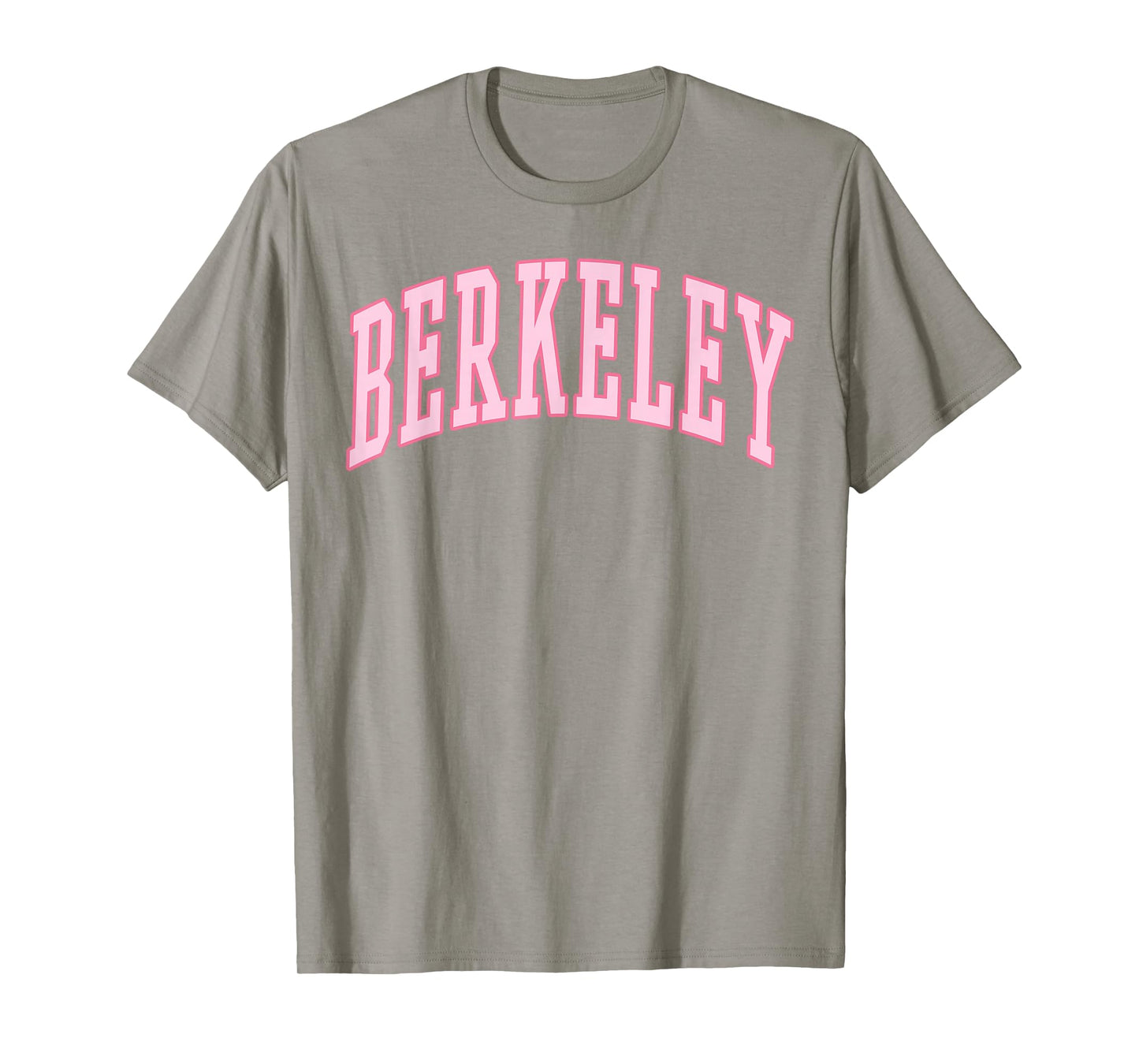 Berkeley Vintage Preppy Varsity Pink Sports T-Shirt