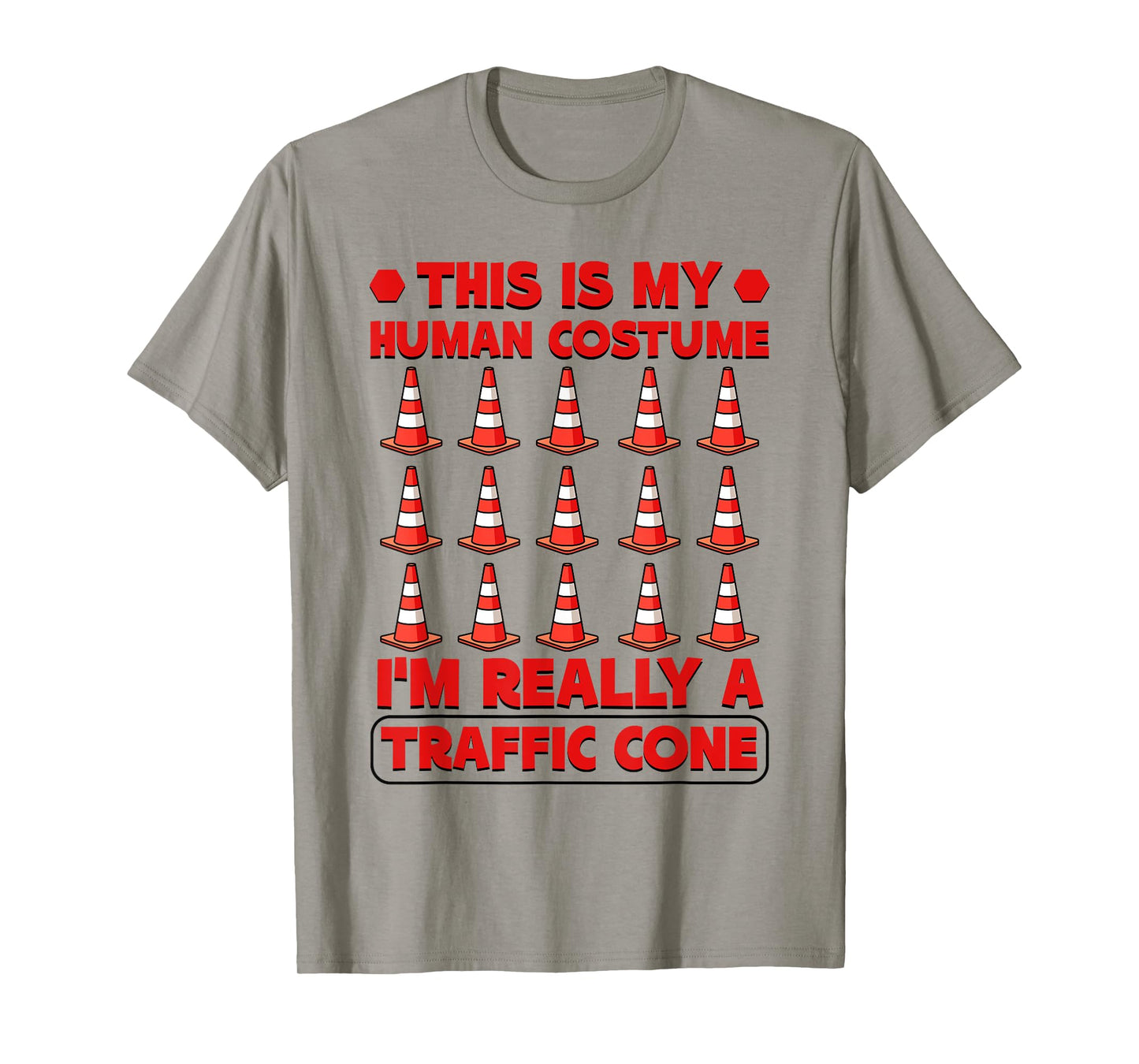 Funny Halloween Costume I'm Really A Traffic Cone T-Shirt