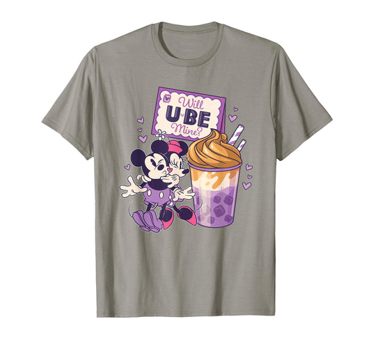 Disney Mickey & Minnie Will Ube Mine? Valentine's Day Gift T-Shirt