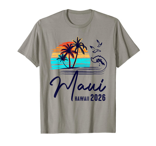 Maui Hawaii 2026 Vacation Beach Matching Family Group T-Shirt