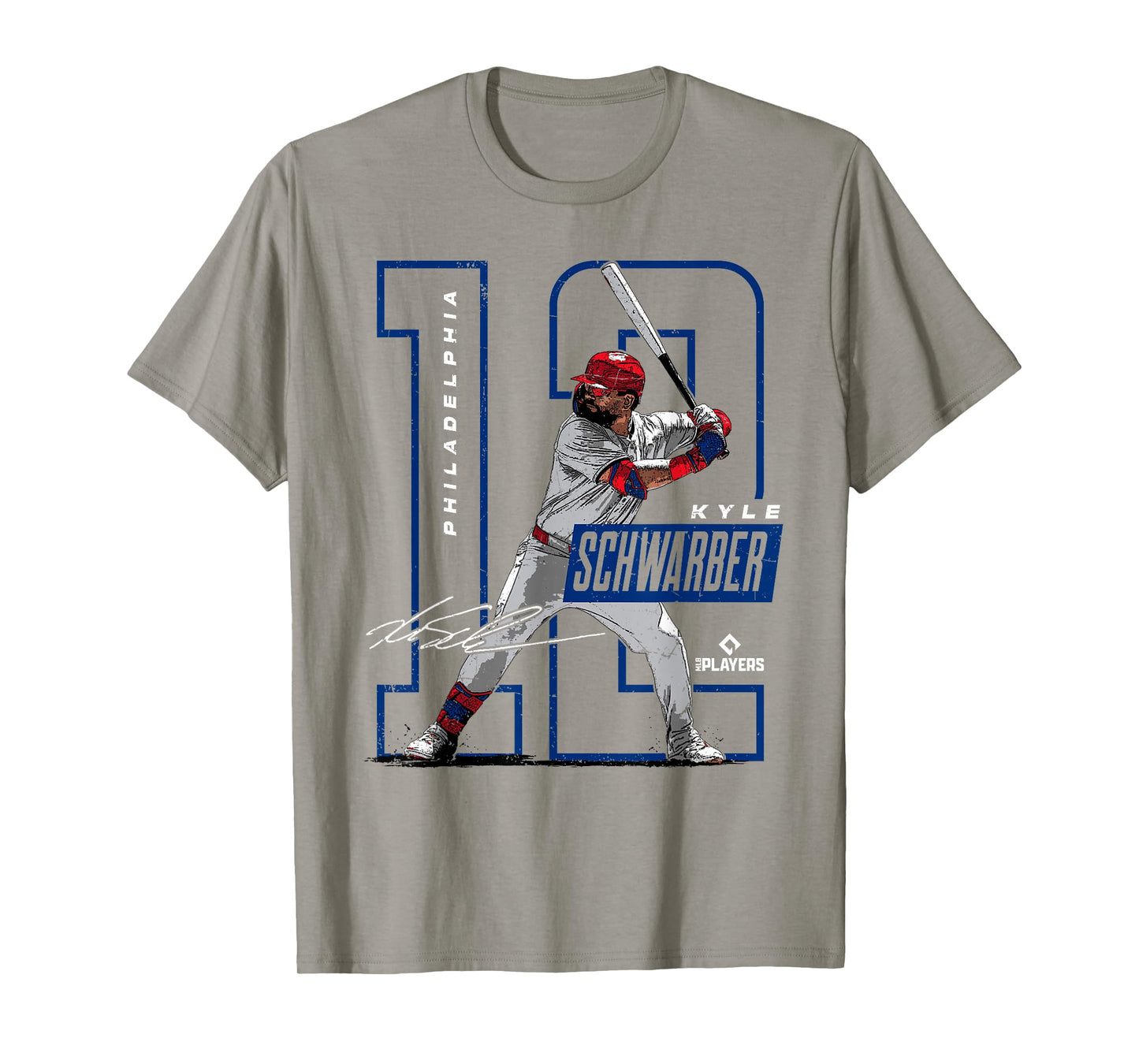 License Champs Kyle Schwarber | Philadelphia Baseball Players | MLBSWB3002 T-Shirt, Small, Red