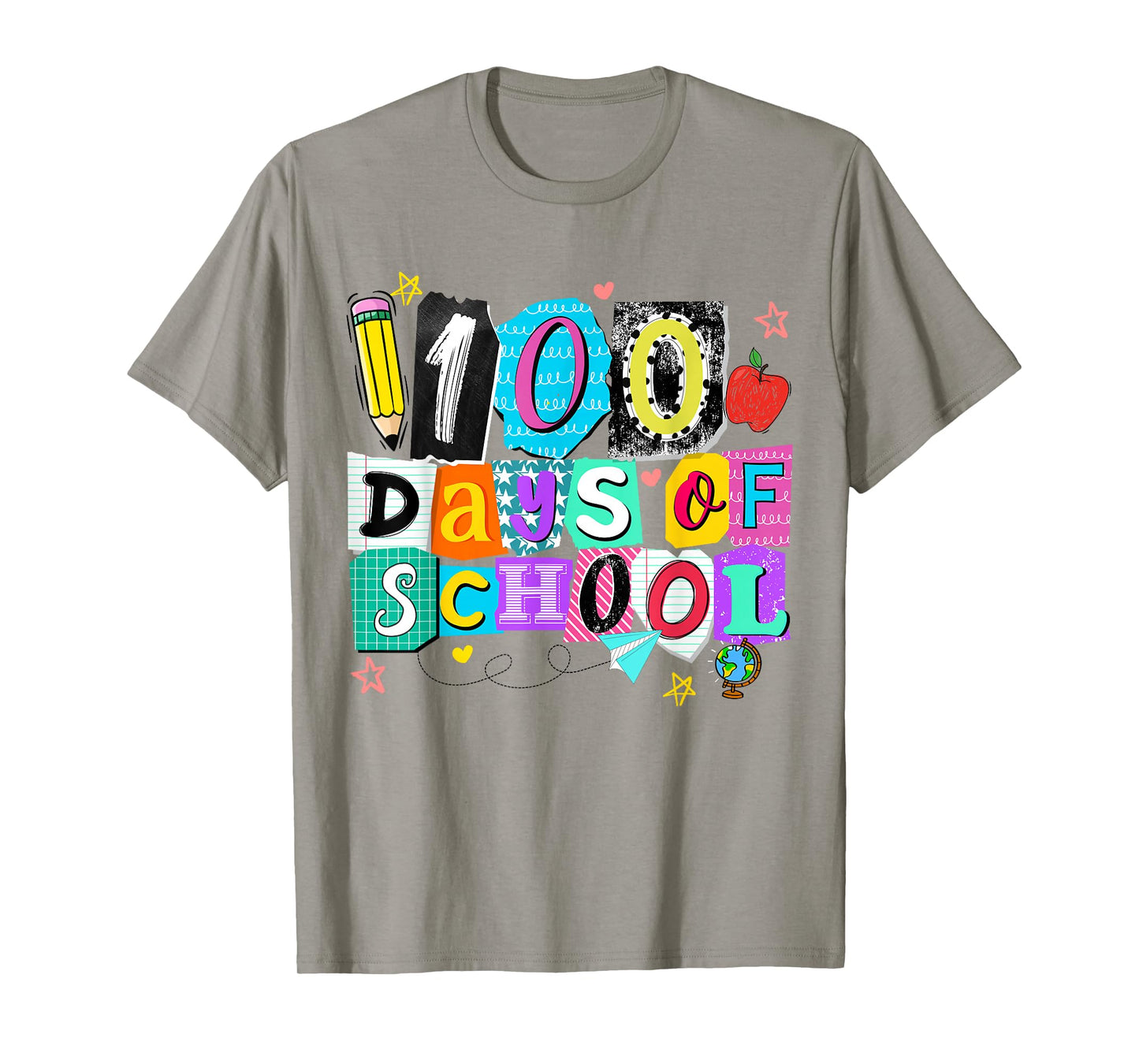 100 Days of School Teachers Kids Girls Boys Happy 100th Day T-Shirt