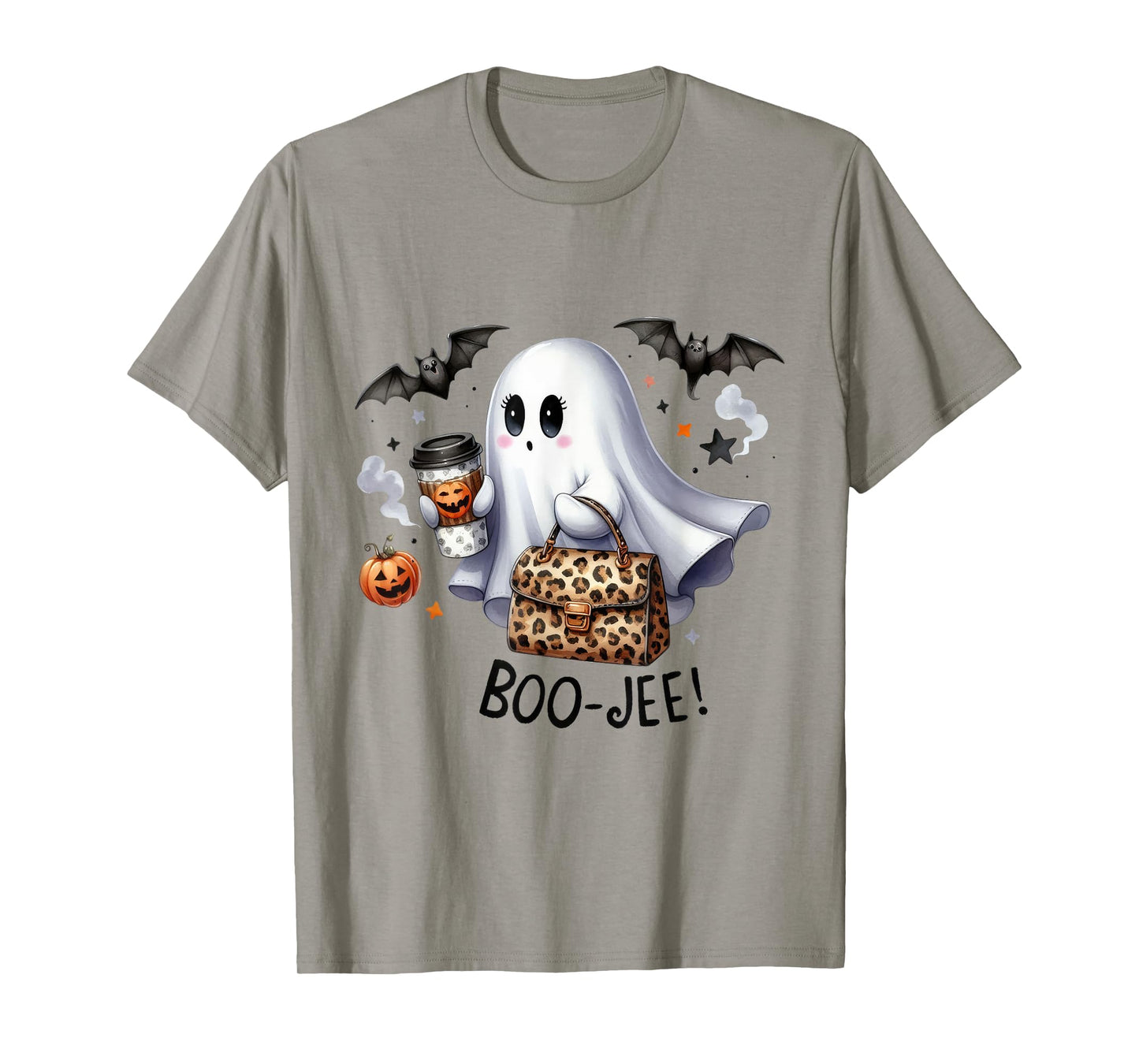 Boo Jee Halloween Ghost Party Costume Women Girl T-Shirt