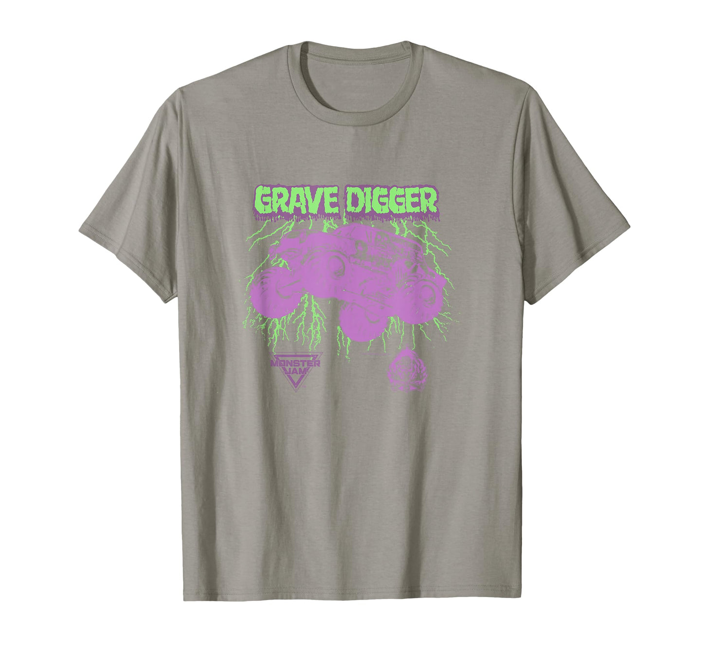Monster Jam Grave Digger Green Lightning T-Shirt
