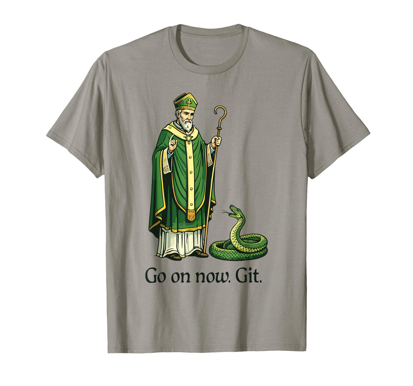 Christian Go On Now Git St Patricks Day Irish Women Men T-Shirt