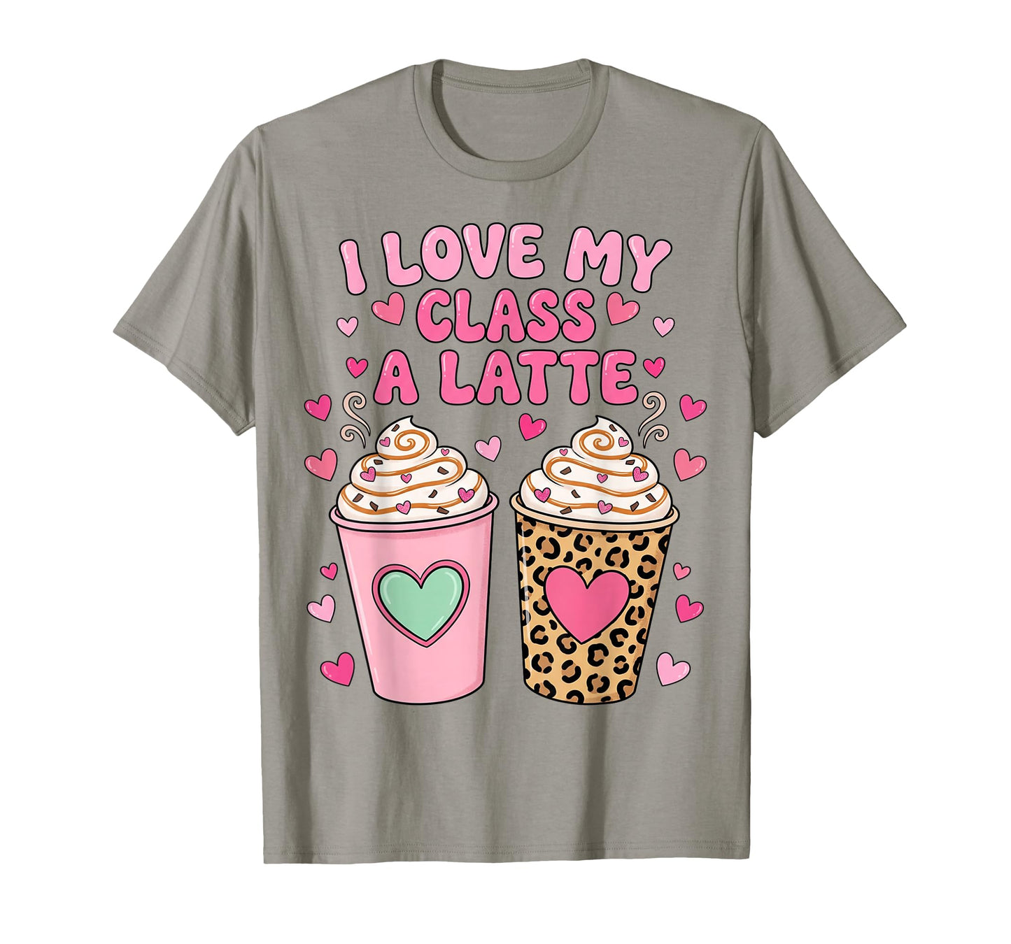 School Loved Teaching Hearts Teacher Valentines Teach T-Shirt