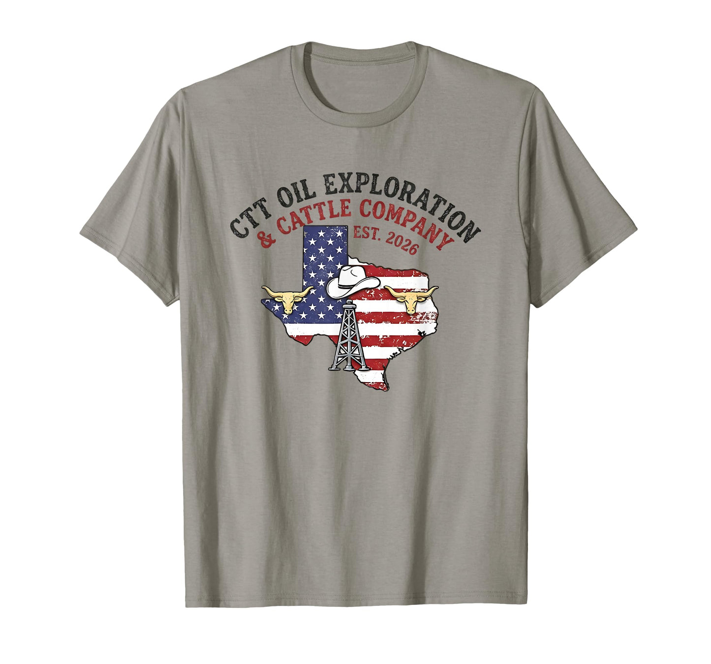 Vintage Texas Oilfield Rancher Cowboy Western Pride T-Shirt
