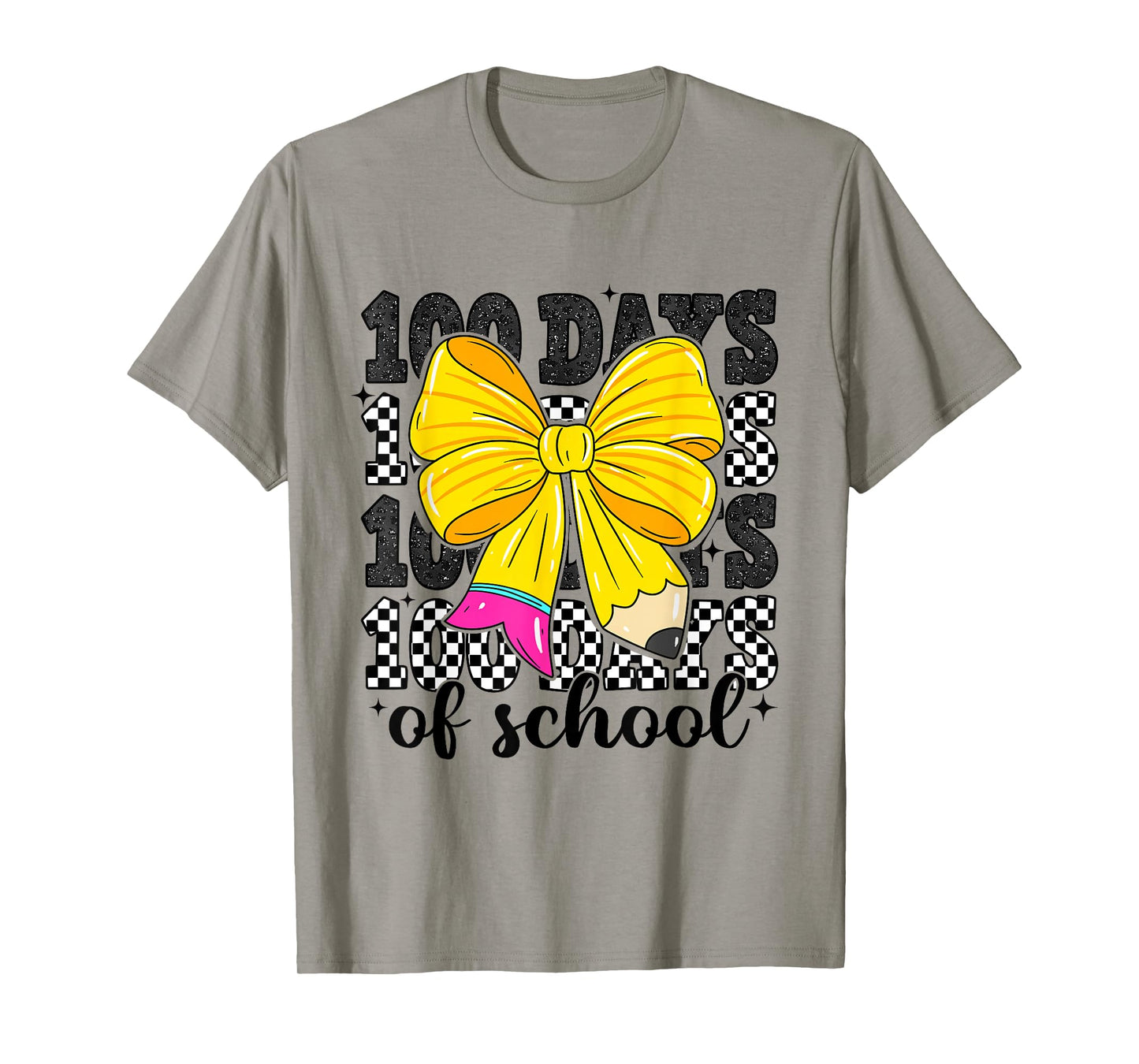100 Days of School Preppy 100th Day of School Teacher Kids T-Shirt