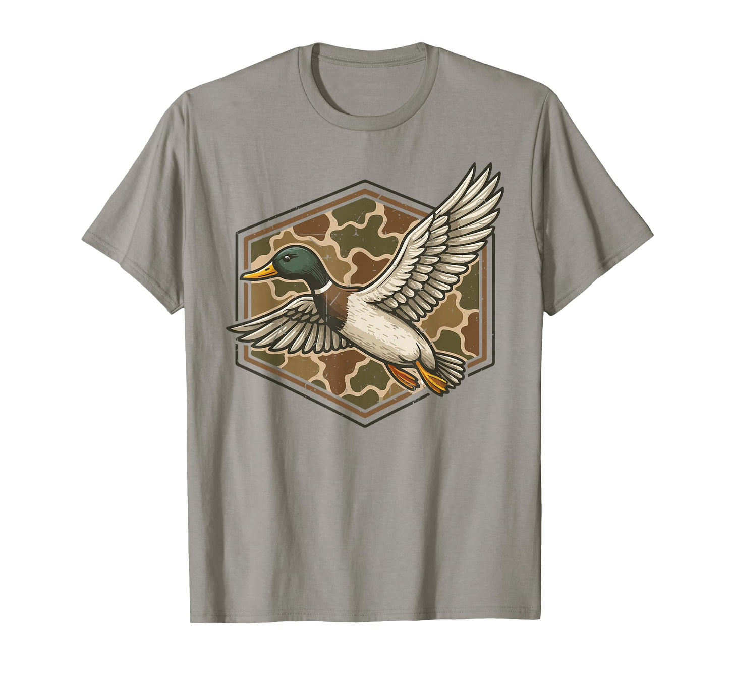Mallard Duck Hunting Camo Youth Boys Men Camouflage Hunting T-Shirt