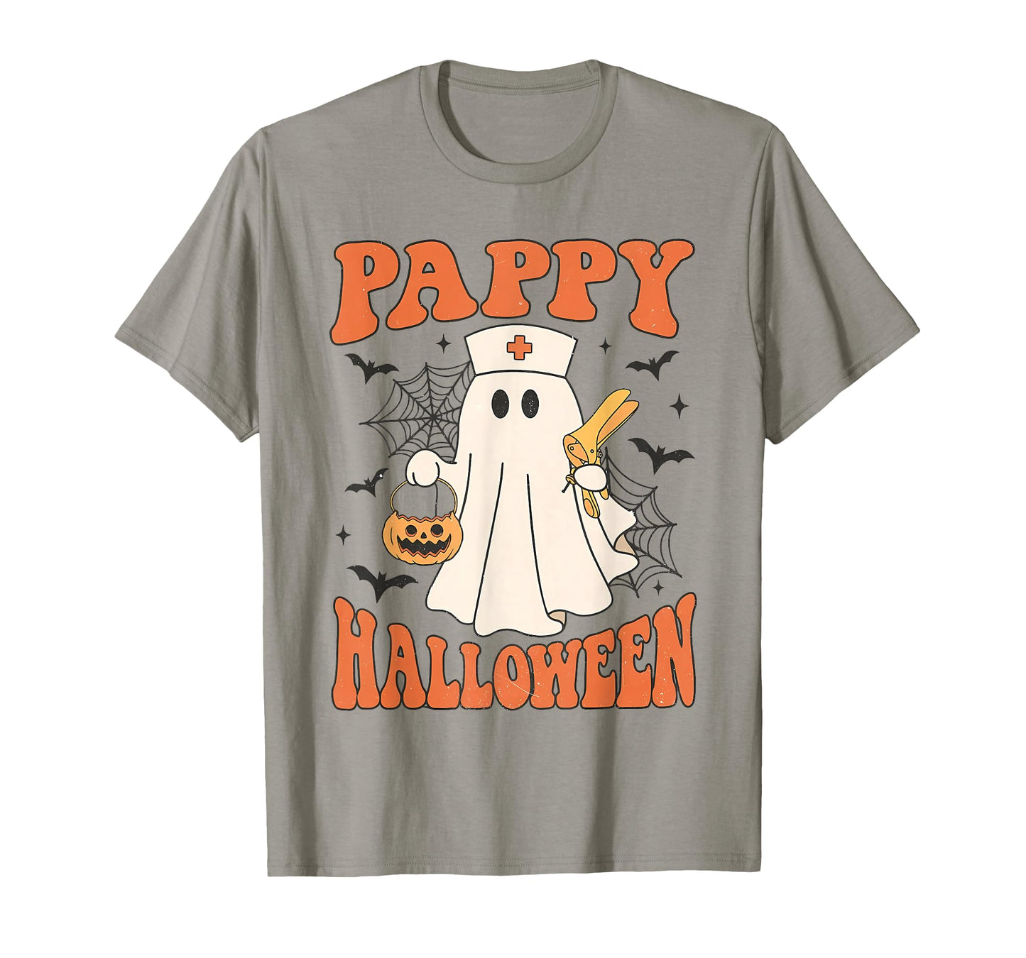 Pappy Halloween Ghost with Speculum OB Nursing Department T-Shirt
