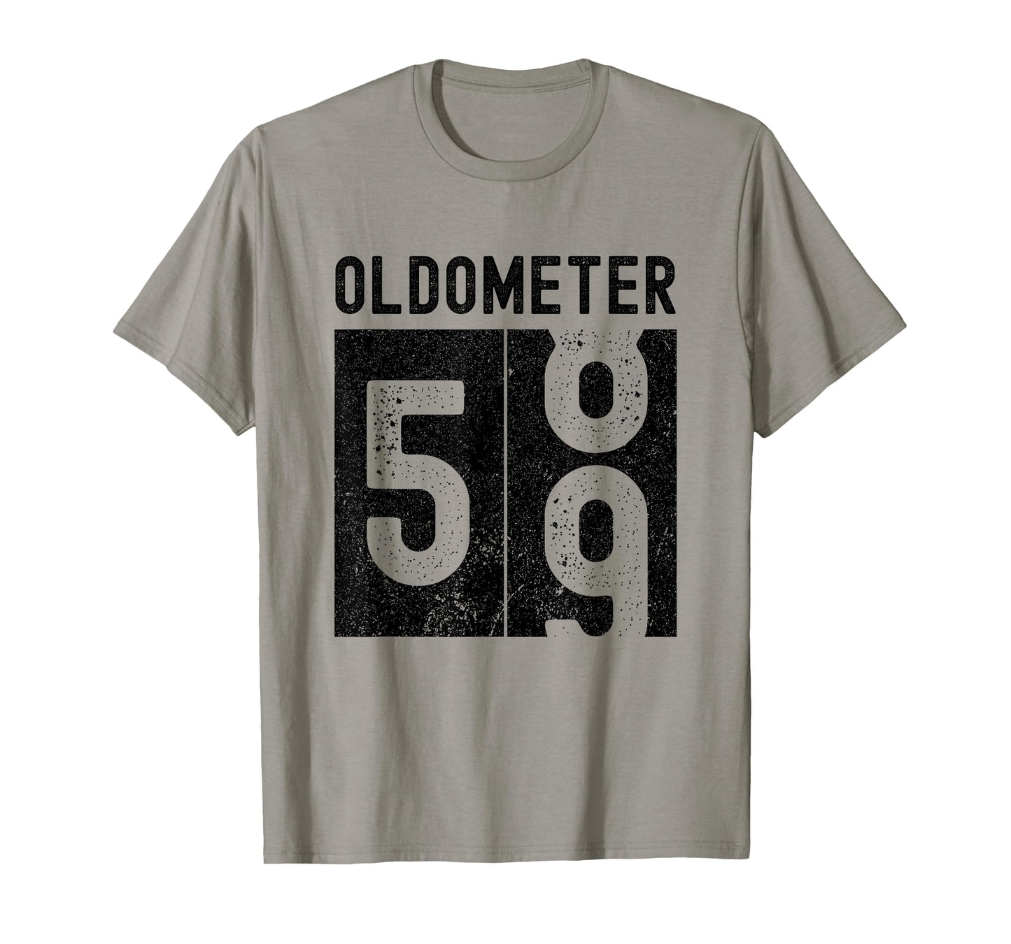 Oldometer 59th Birthday Funny Retro Turning 59 Years Old Men T-Shirt